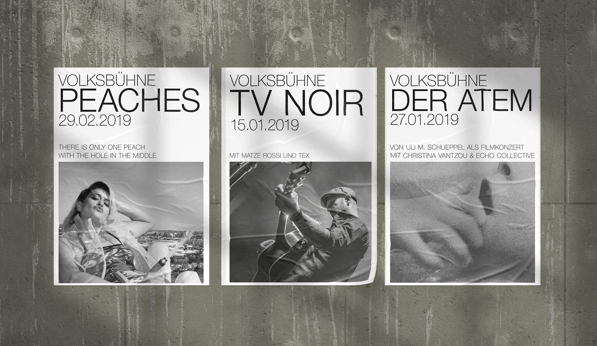 Plakatdesigns der Spielzeit 19/20