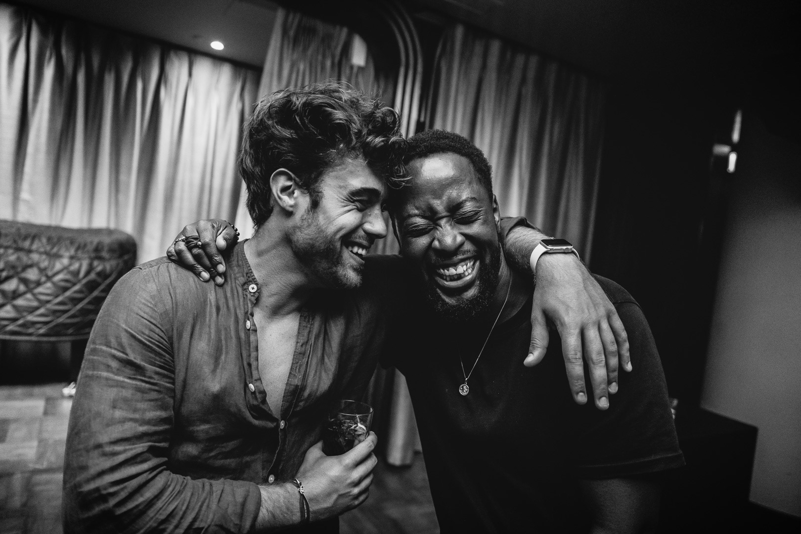Musicians Ignacio Serrano & JNR. Williams.