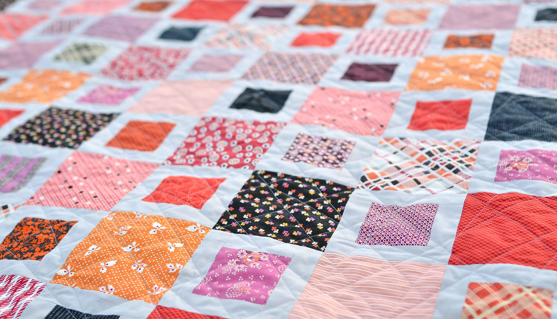 Denyse Schmidt Halloween Quilt - Kitchen Table Quilting