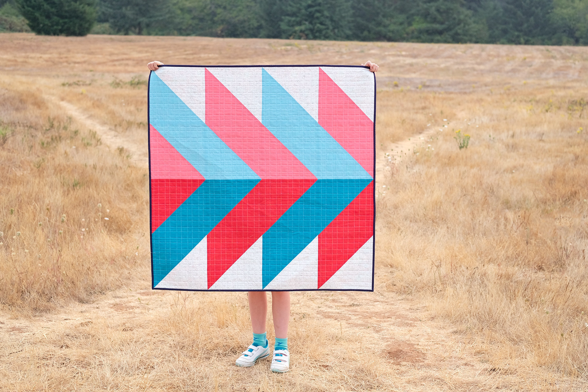 Pine Falls Baby Quilt - Kitchen Table Quilting