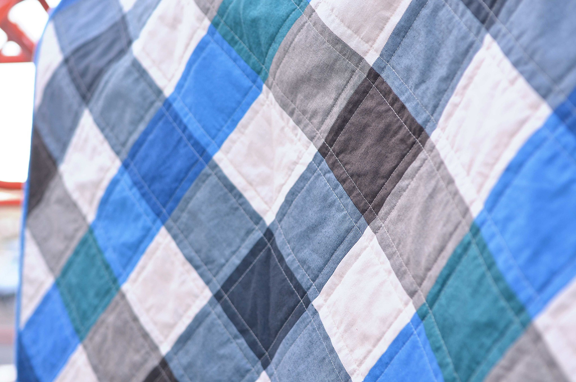 Peppered Cottons Plaid Quilt - Kitchen Table Quilting