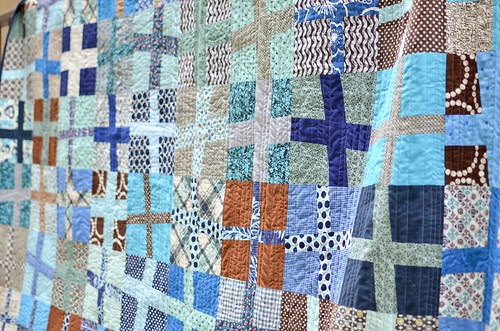 Wonky Plus Queen Size Quilt - Kitchen Table Quilting