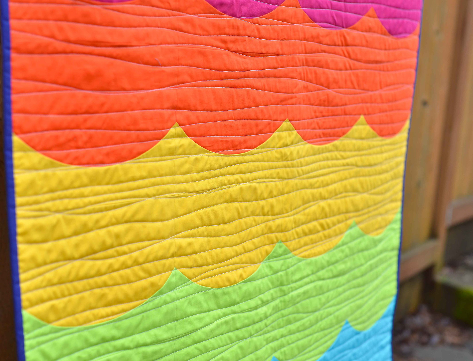 Rainbow Bright Quilt - Kitchen Table Quilting