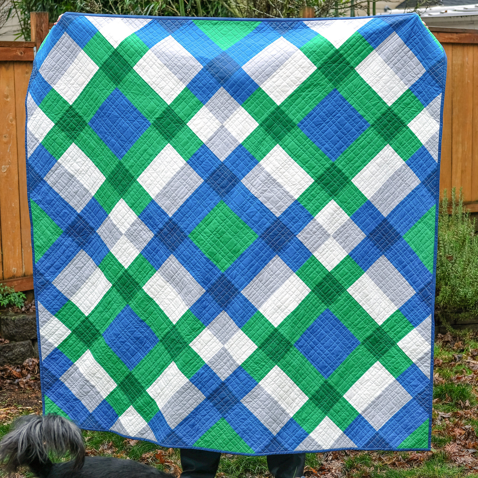 January Giant Block Quilt - Kitchen Table Quilting