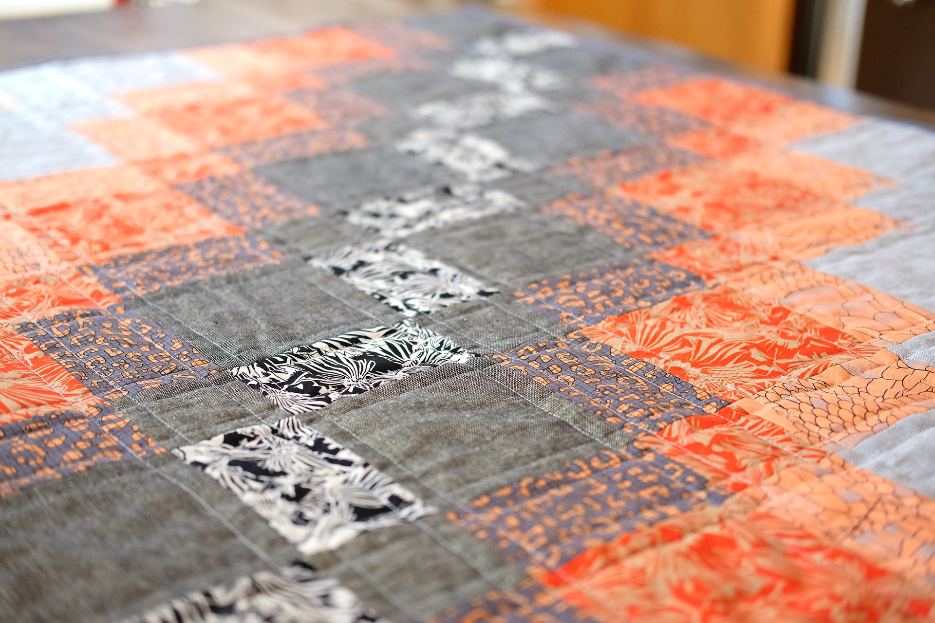 Gleaned Echelon Baby Quilt - Kitchen Table Quilting