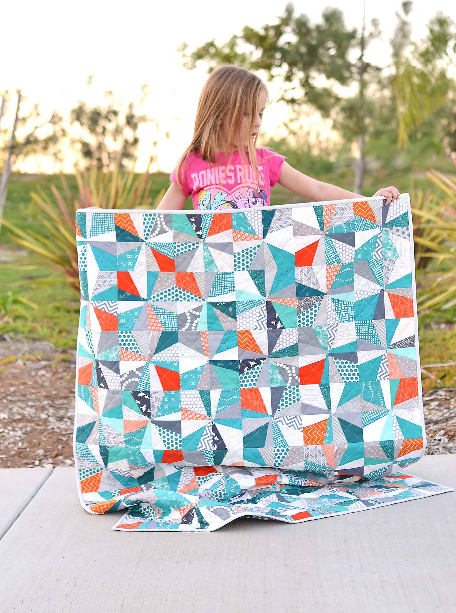 Sparkler Baby Quilt - Kitchen Table Quilting
