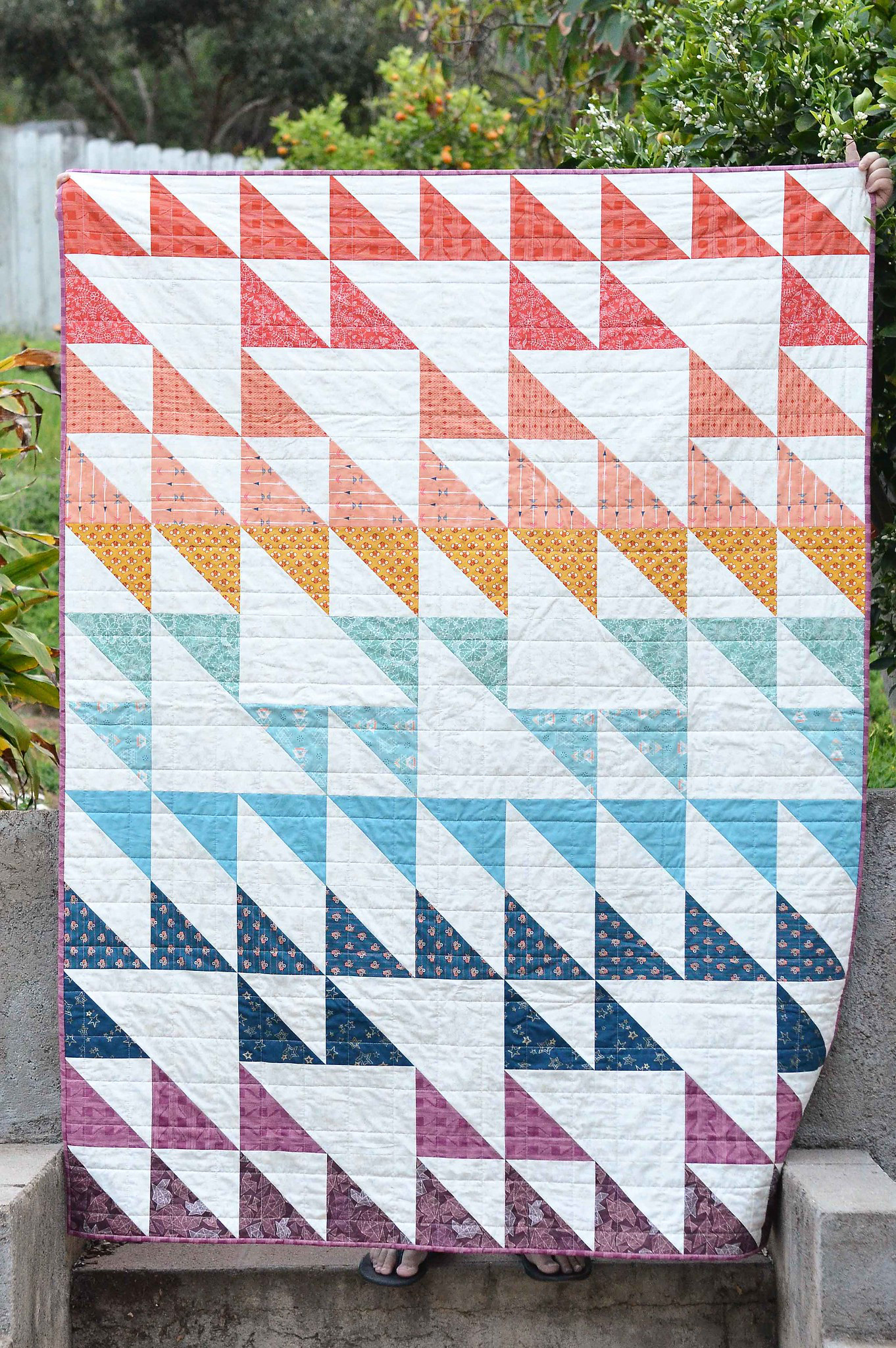 Rainbow Blithe Quilt - Kitchen Table Quilting