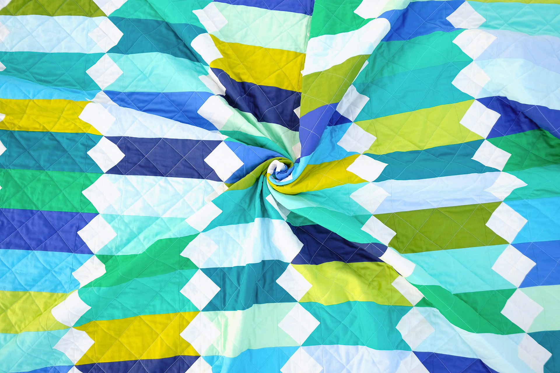 A Virginia Quilt in Tula Pink Solids - Kitchen Table Quilting