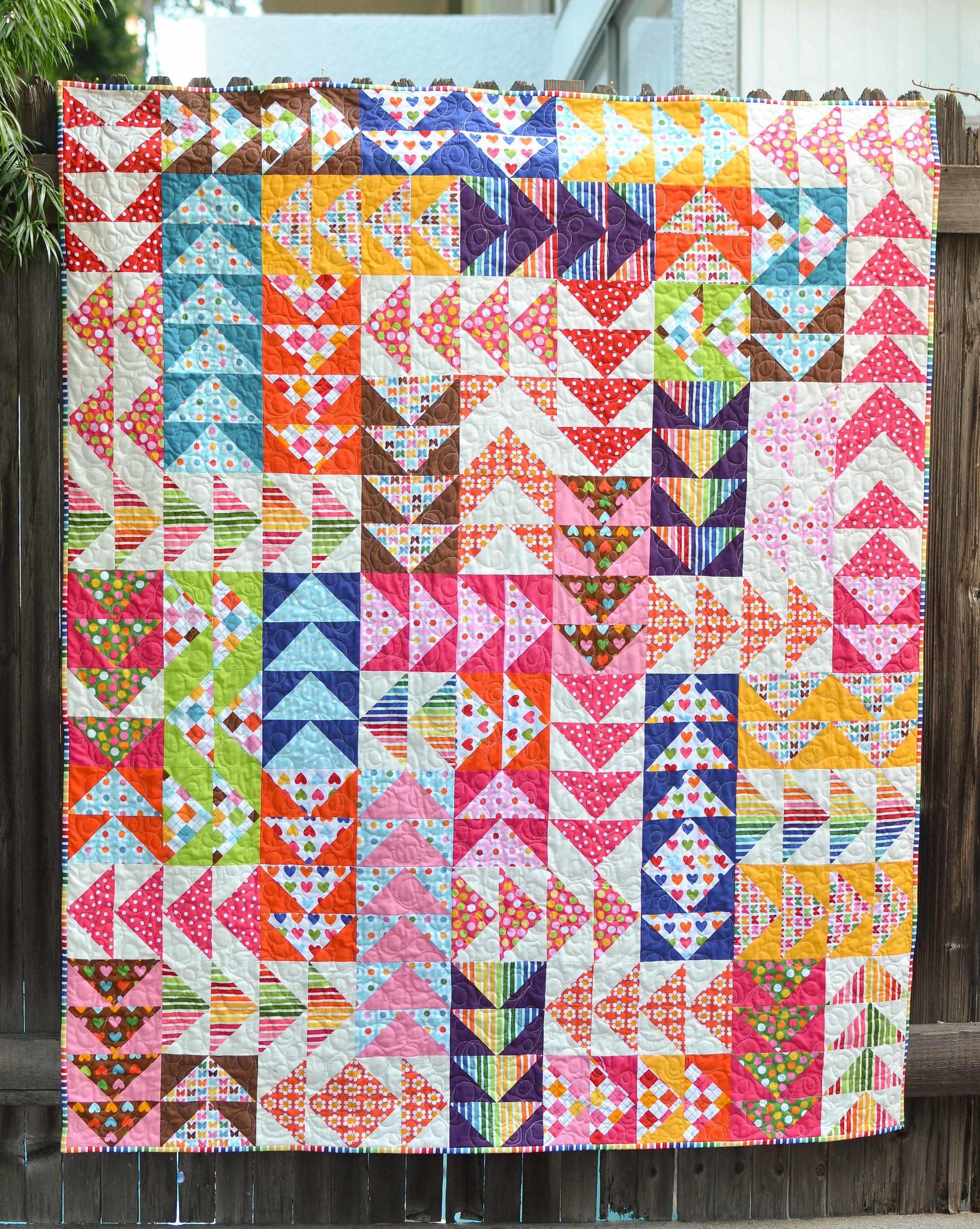 Remixed Geese Quilt - Kitchen Table Quilting