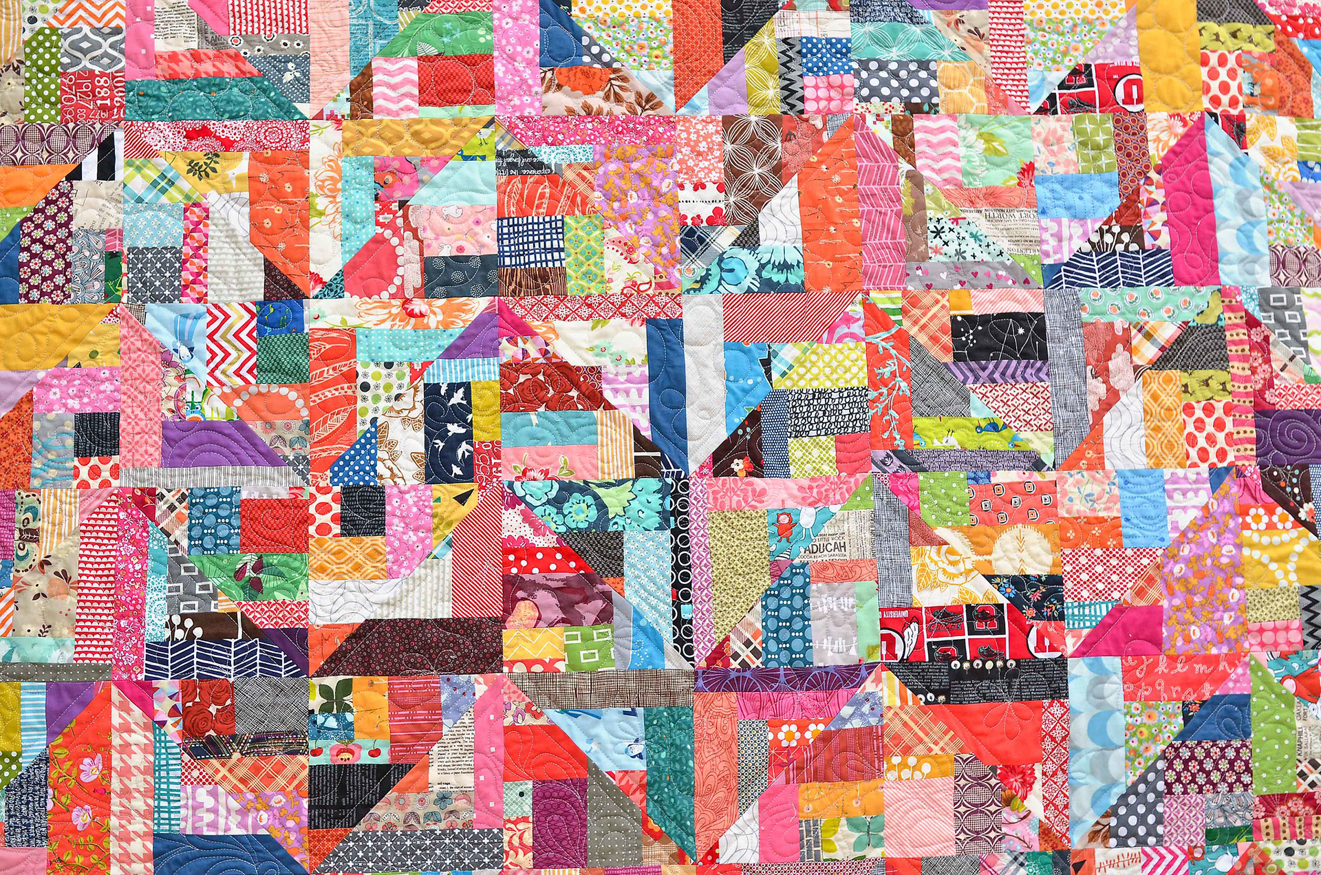 A Scrap Quilt for my Mom - Kitchen Table Quilting