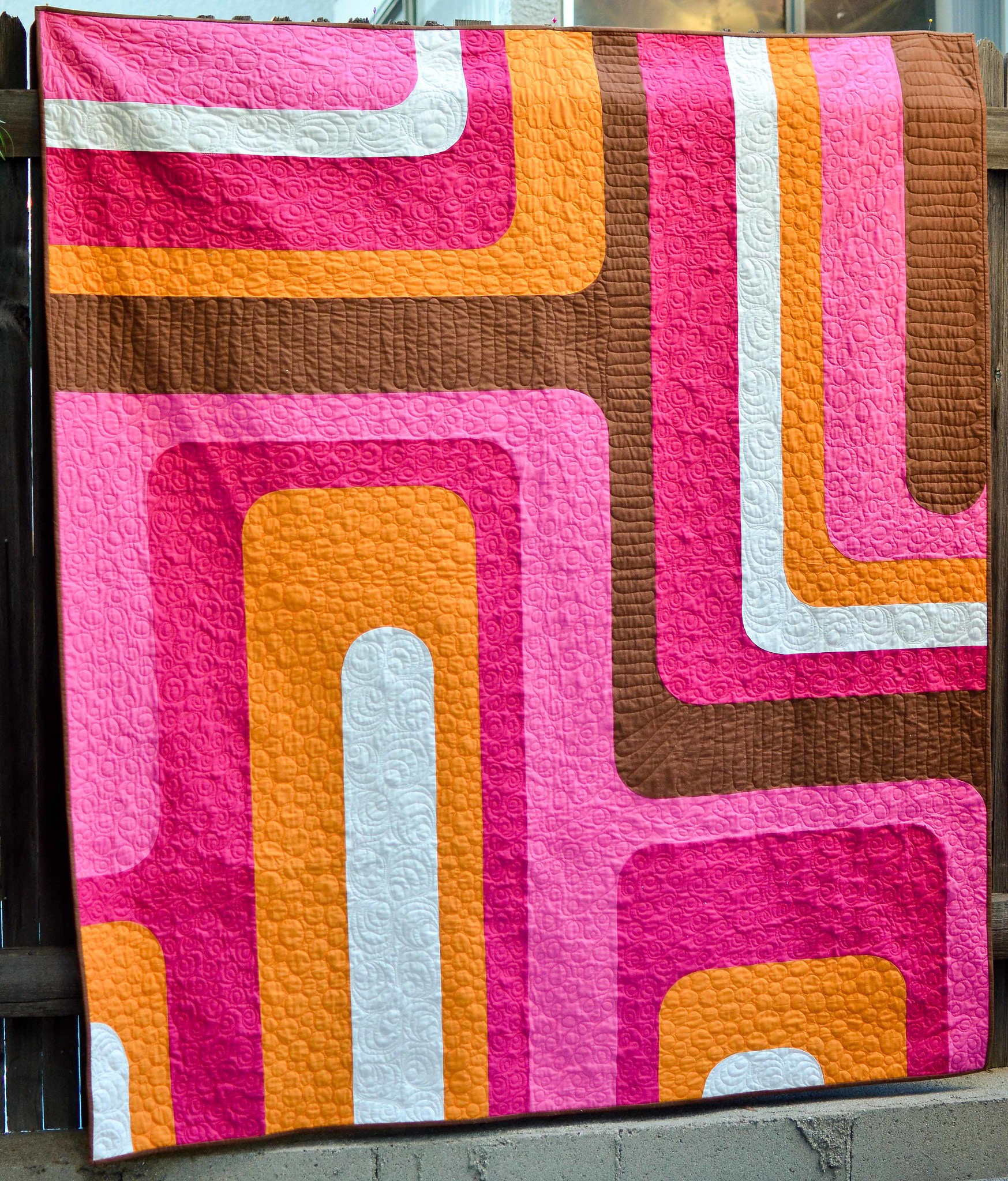 Totally Groovy Quilt - Kitchen Table Quilting