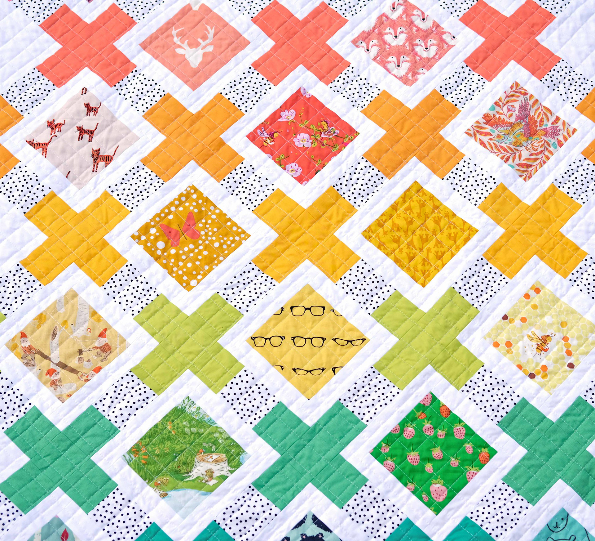 An I-Spy Olivia Quilt - Kitchen Table Quilting