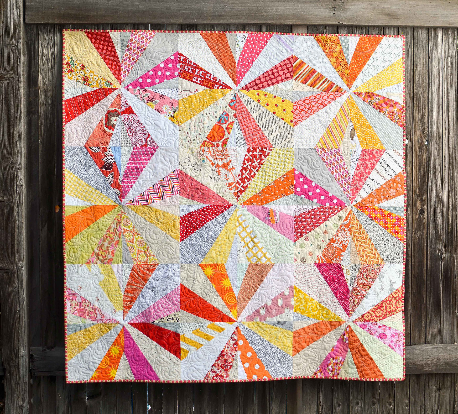 Crazy Star Quilt - Kitchen Table Quilting