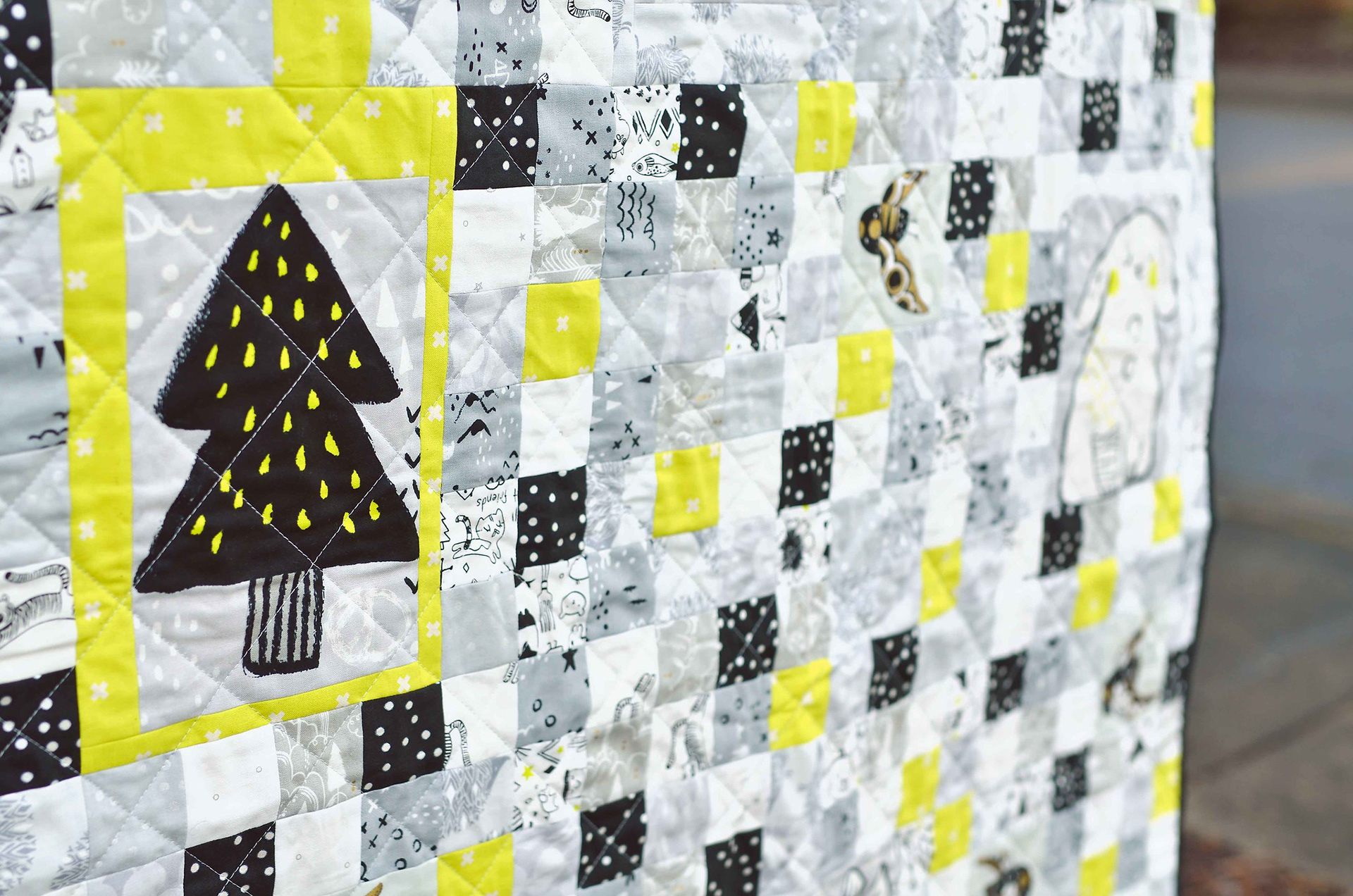 Sleep Tight Baby Quilt - Kitchen Table Quilting