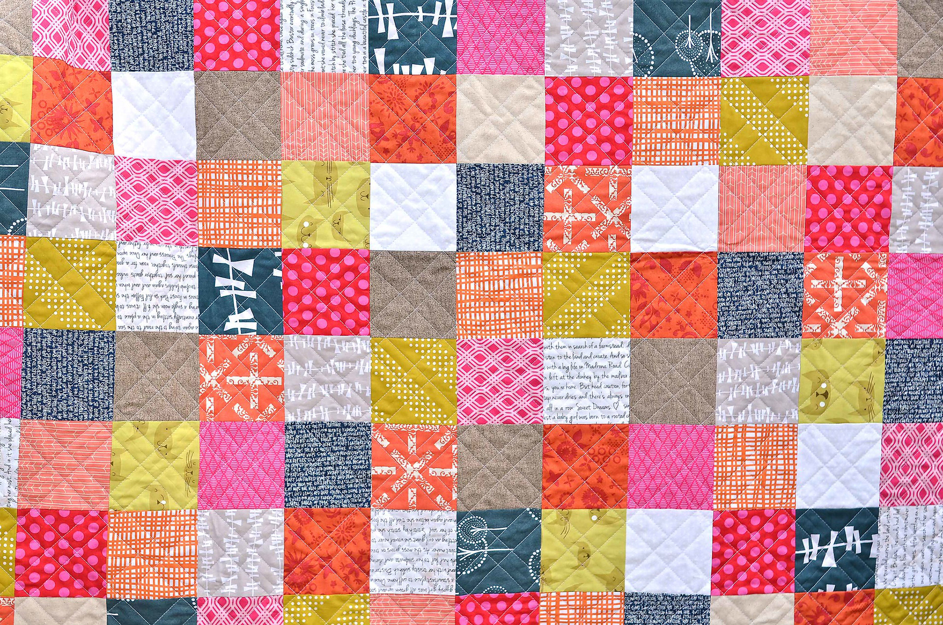 Color:FULL Inspired Baby Quilt - Kitchen Table Quilting