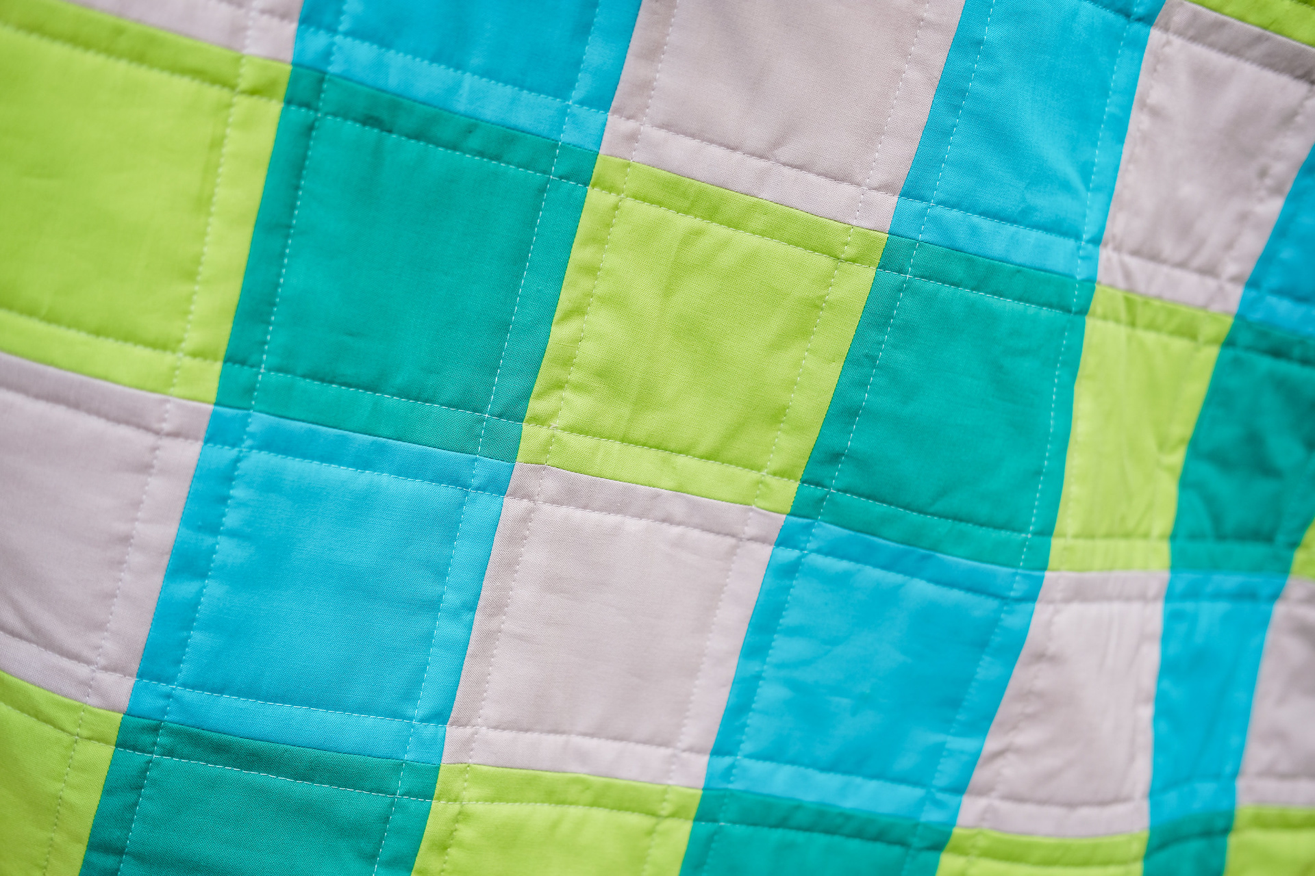 Transparency Baby Quilt - Kitchen Table Quilting