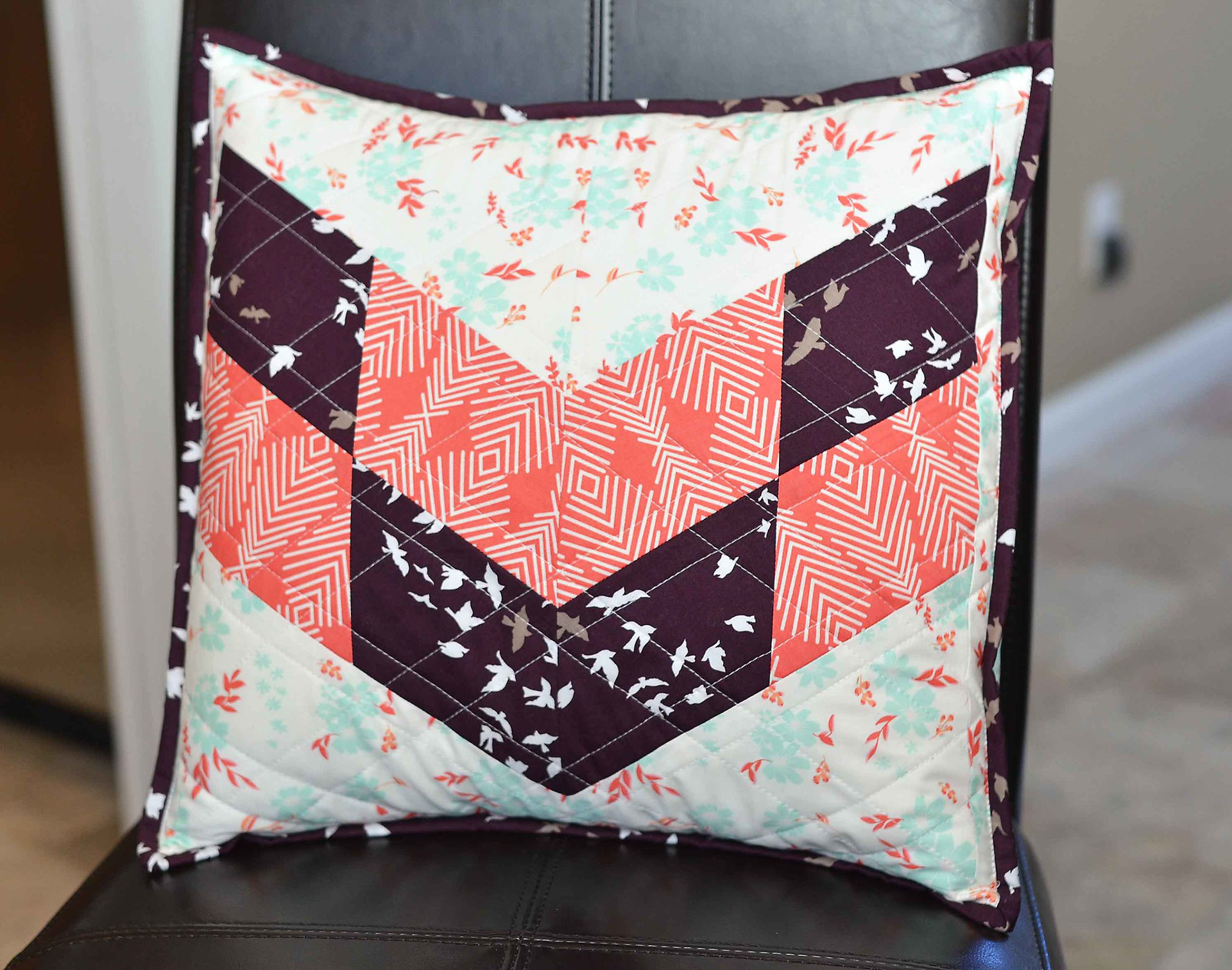 Single Chevron Block Tutorial - Kitchen Table Quilting
