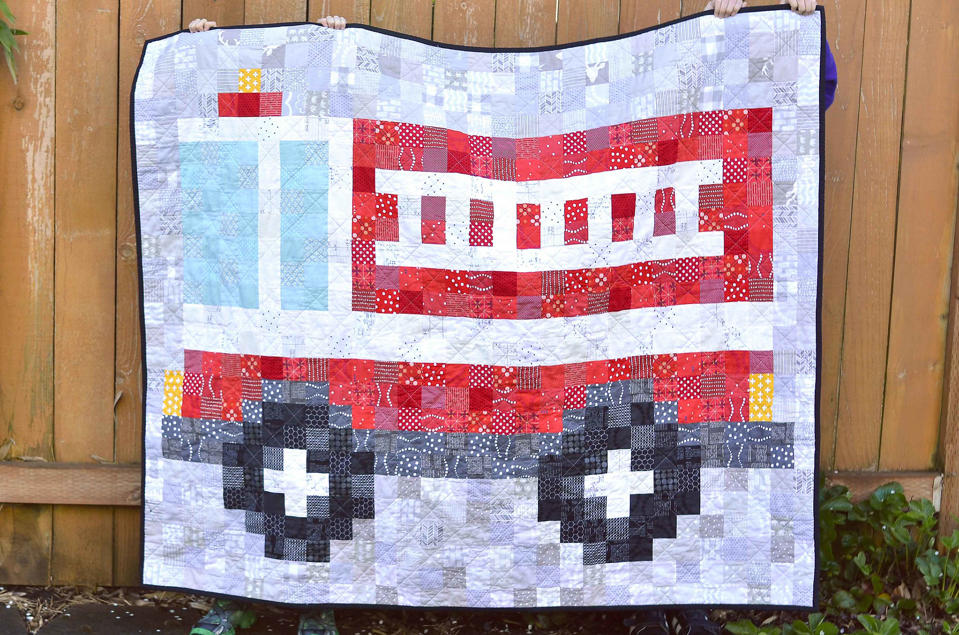 Firetruck Quilt Tutorial - Kitchen Table Quilting