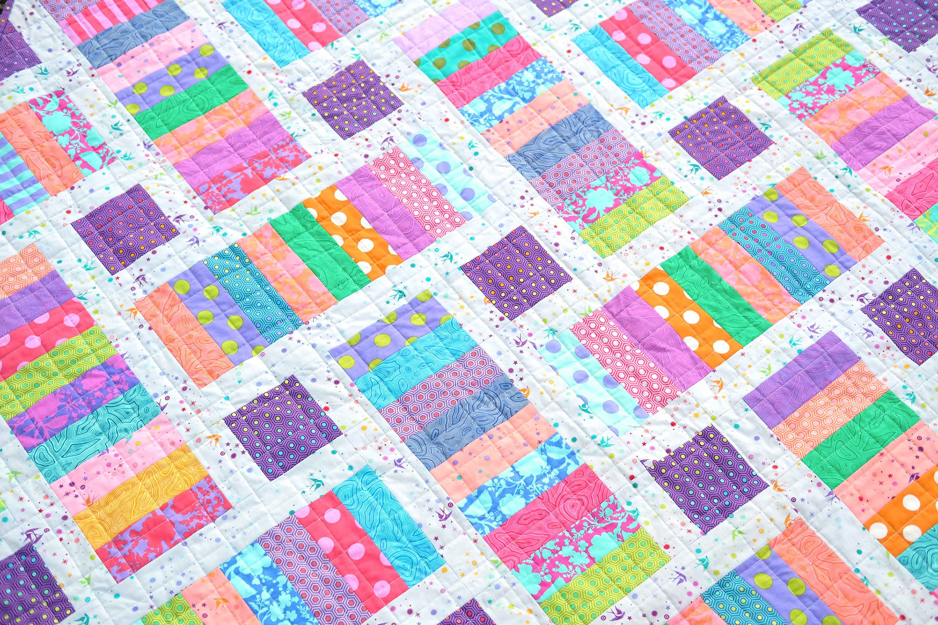 The Iris Quilt in Tula Pink - Kitchen Table Quilting