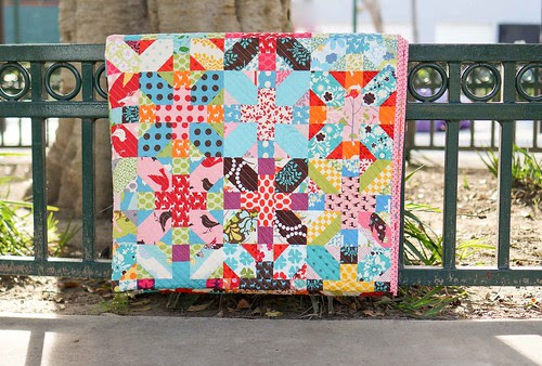 X and + Quilt - Kitchen Table Quilting