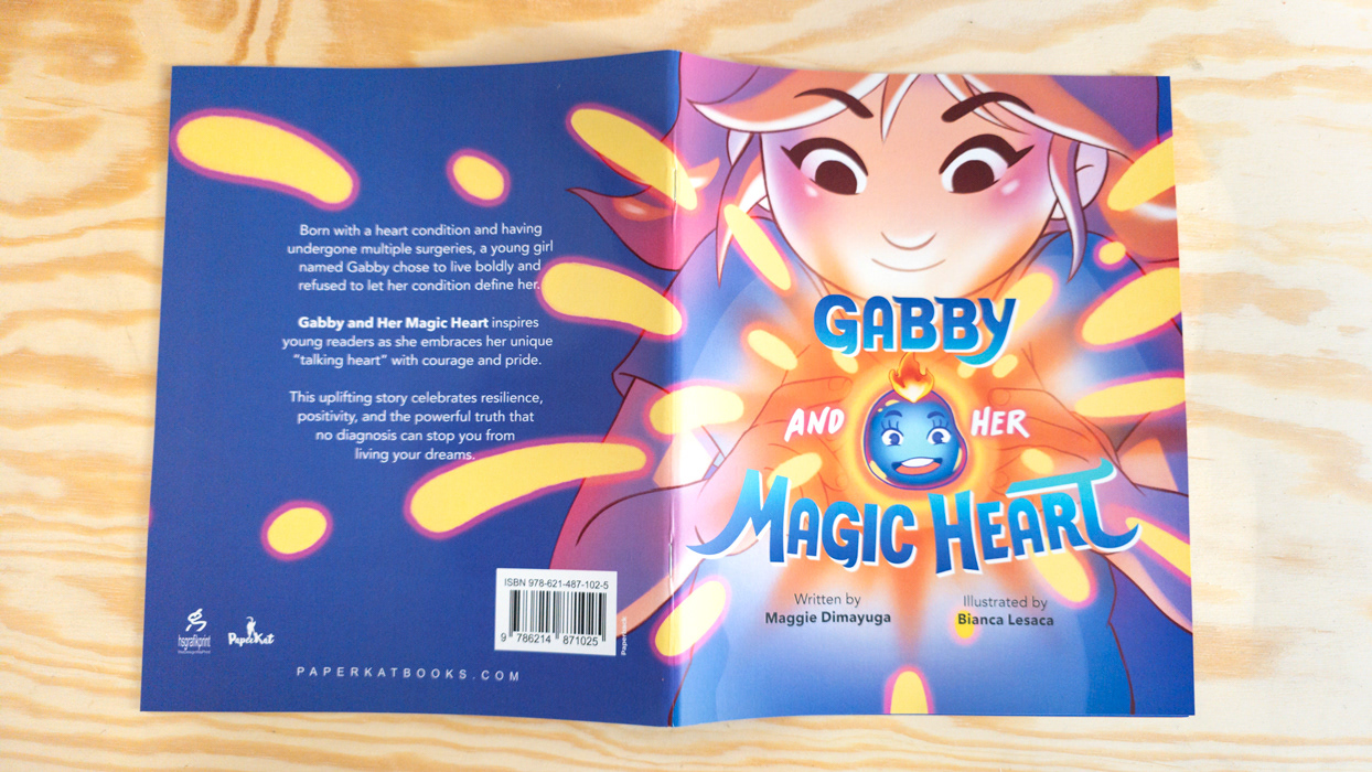 "Gabby and Her Magic Heart" Cover Spread