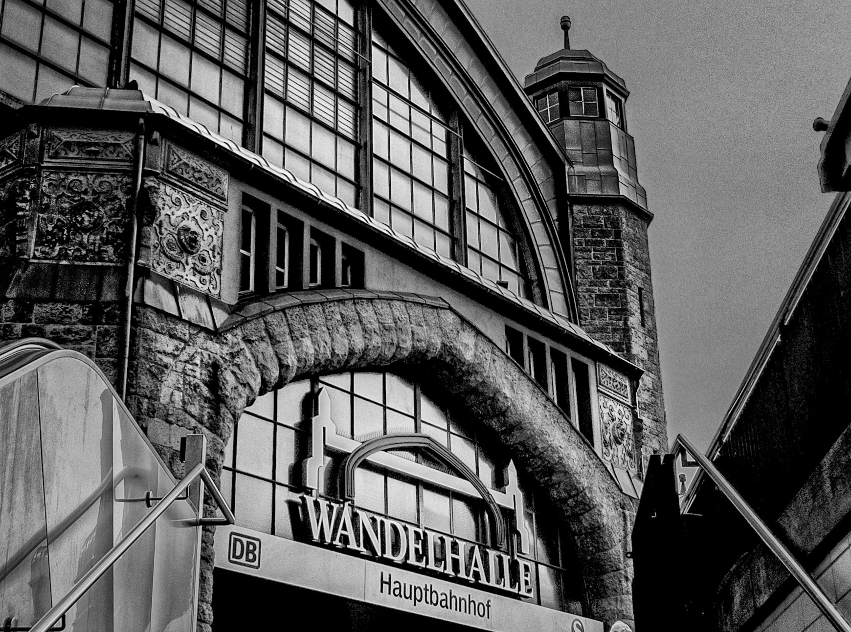 Central station of Hamburg