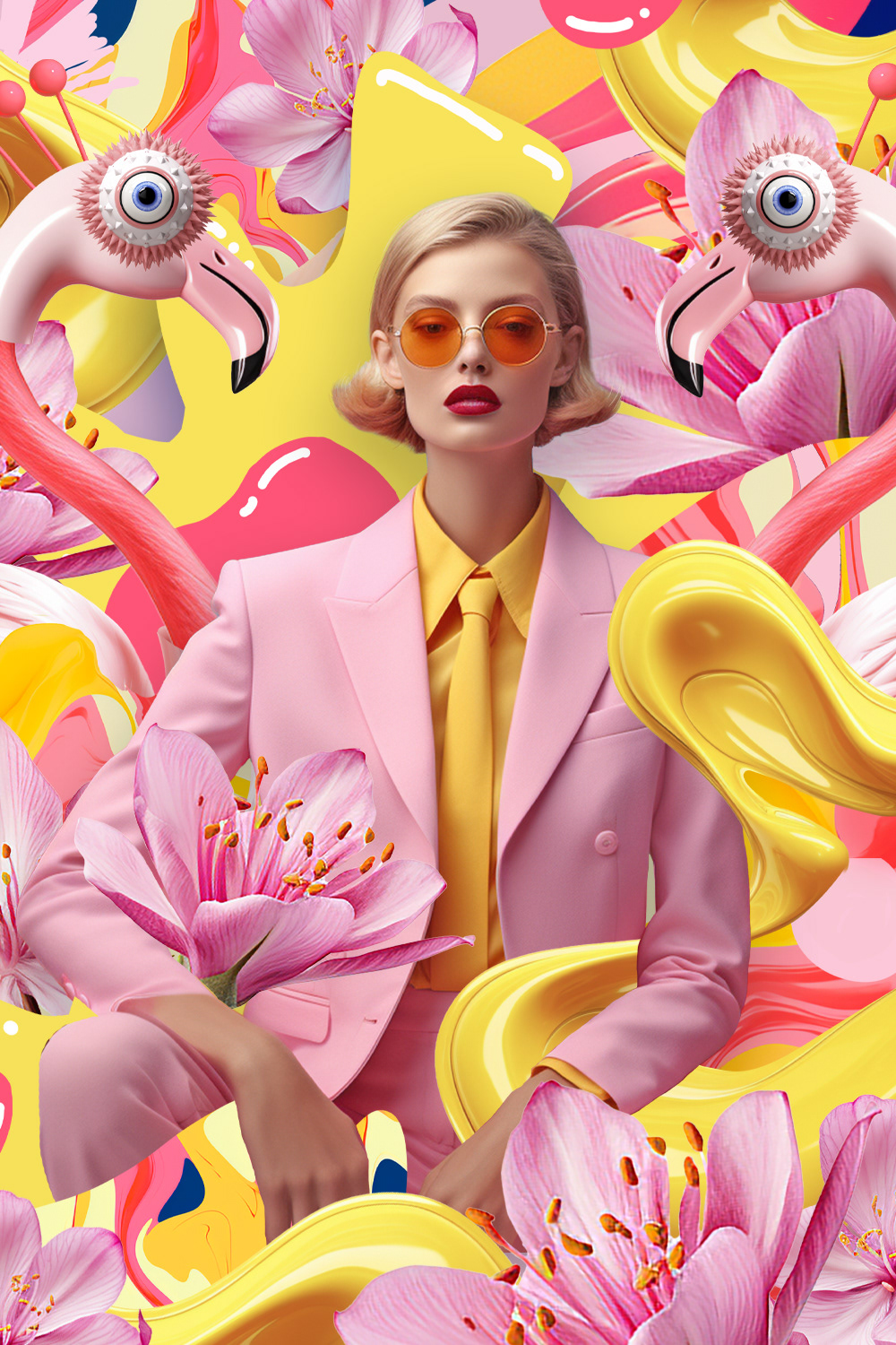 Wild Birds: Flamingo Petals