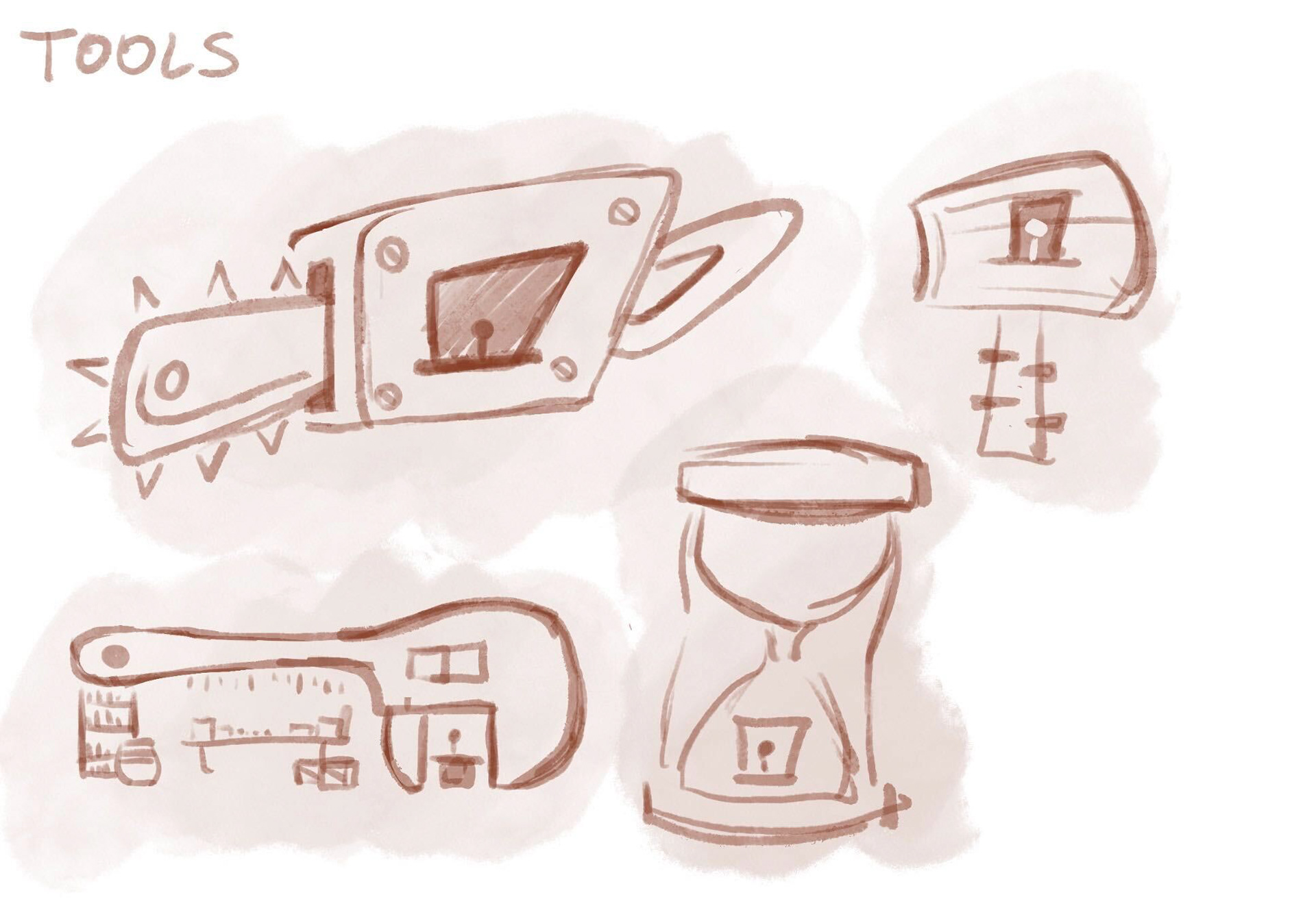 Concept art for marketplace stalls