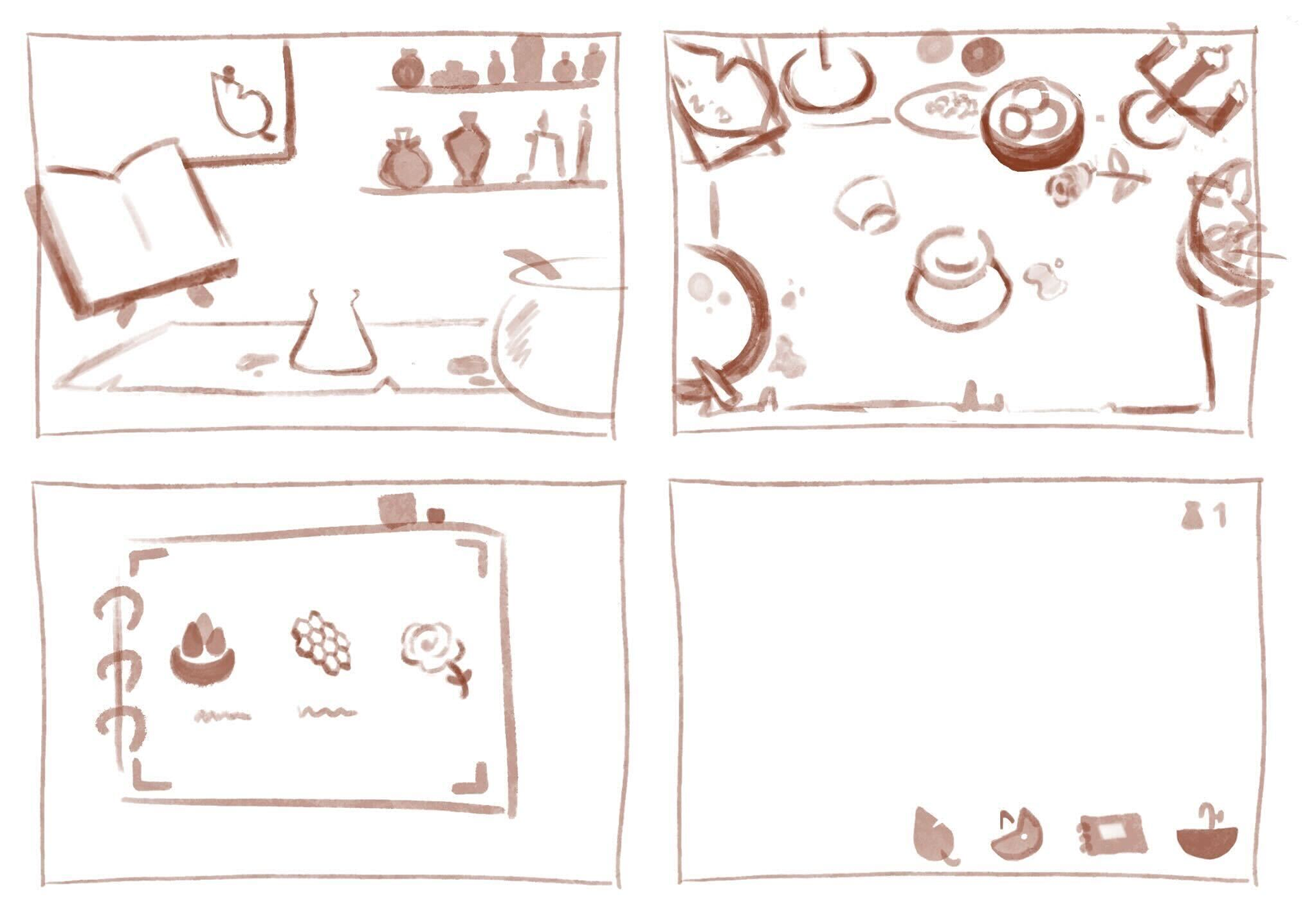 Concept art for backgrounds