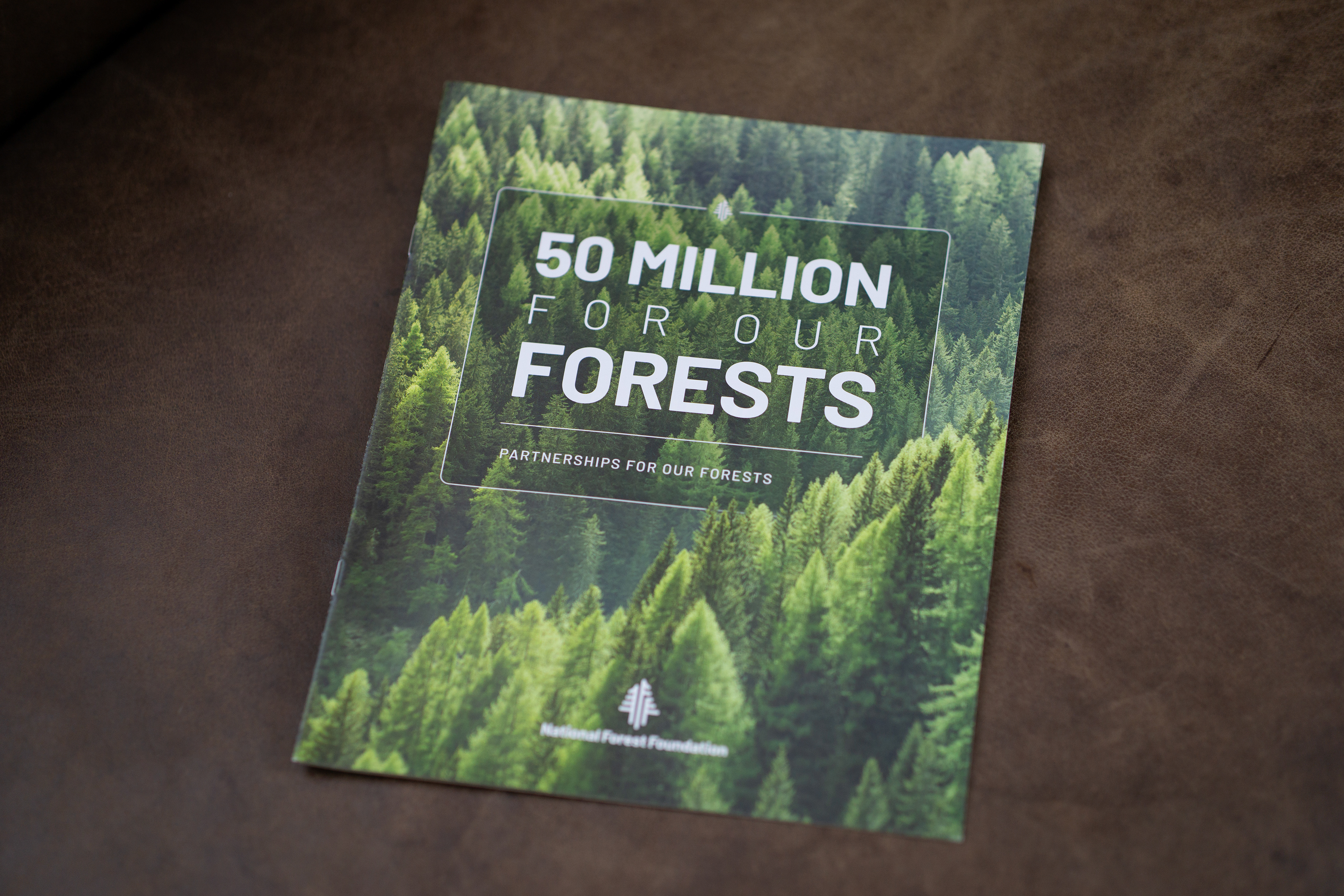 National Forest Foundation, 50 Million for Our Forests Campaign booklet cover