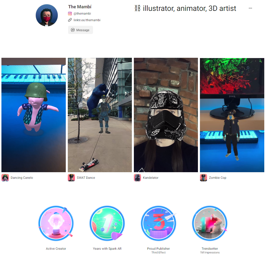 My Spark AR Portfolio