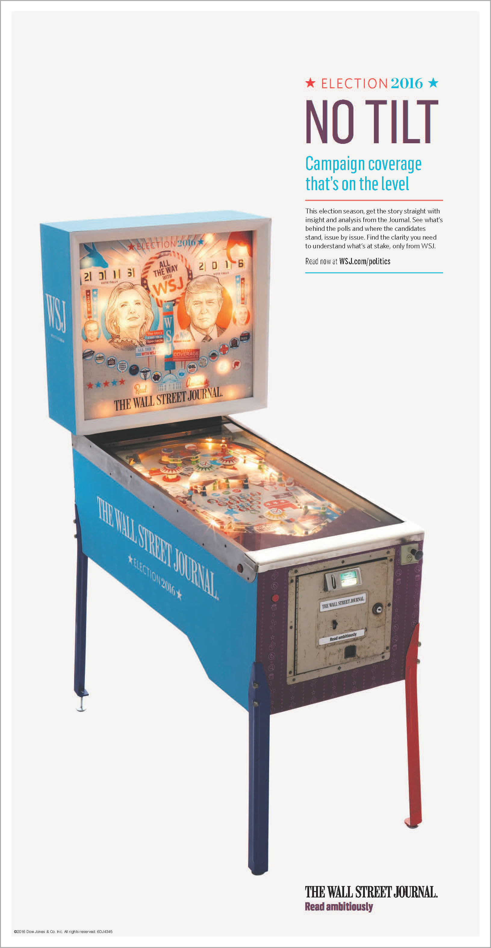 We actually reskinned a vintage pinball machine and then photographed it.
