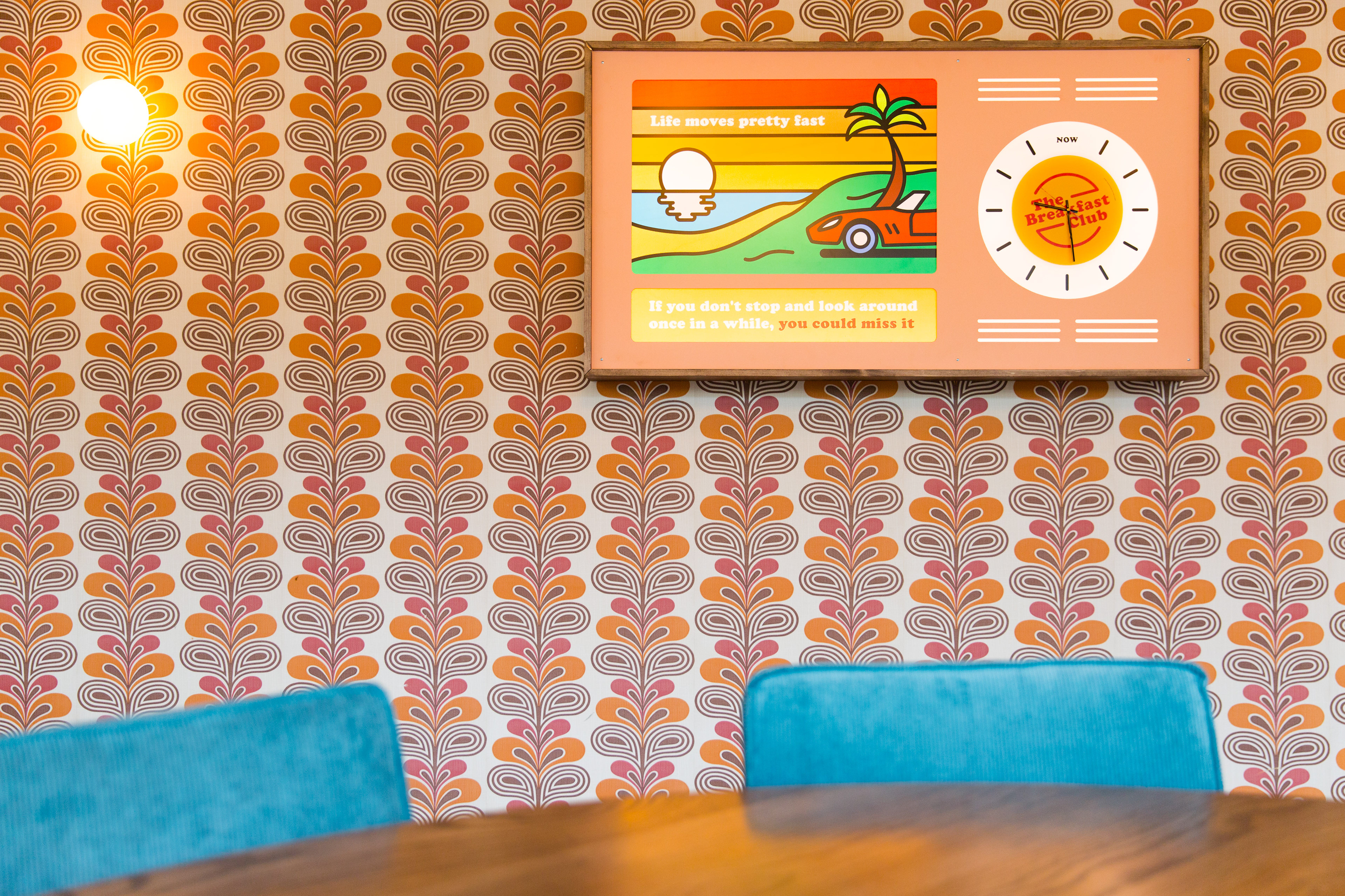 Breakfast Club Oxford Lightbox Design Lewis Kay-Thatcher Tea in Dreamland. Photo credit Jade Nina Sarkhel