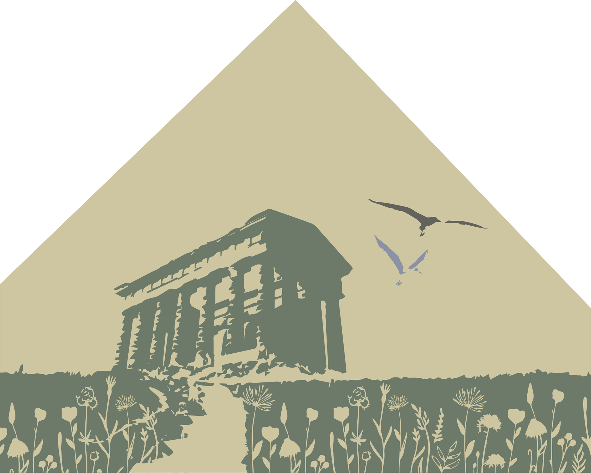 Birds in flight symbolise the ascent of knowledge and personal growth gained throughout the journey of earning a degree.