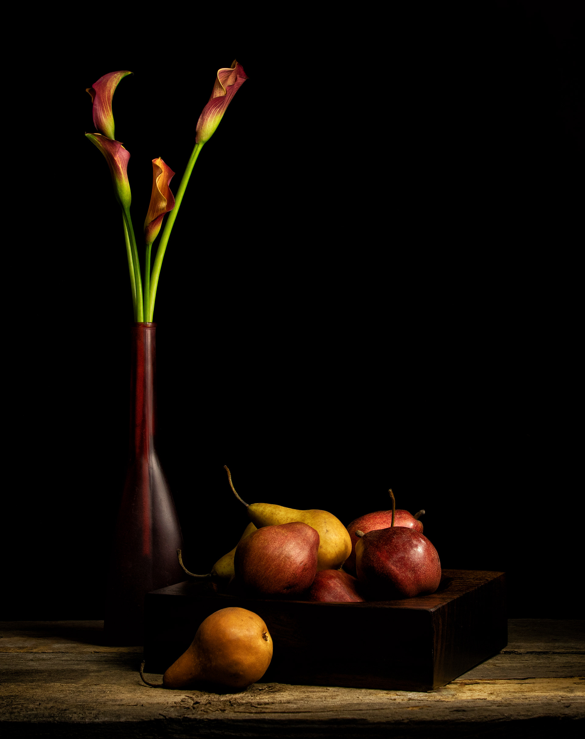 Calla Lilies & Pears ~ Fine Art ~ Honorable Mention