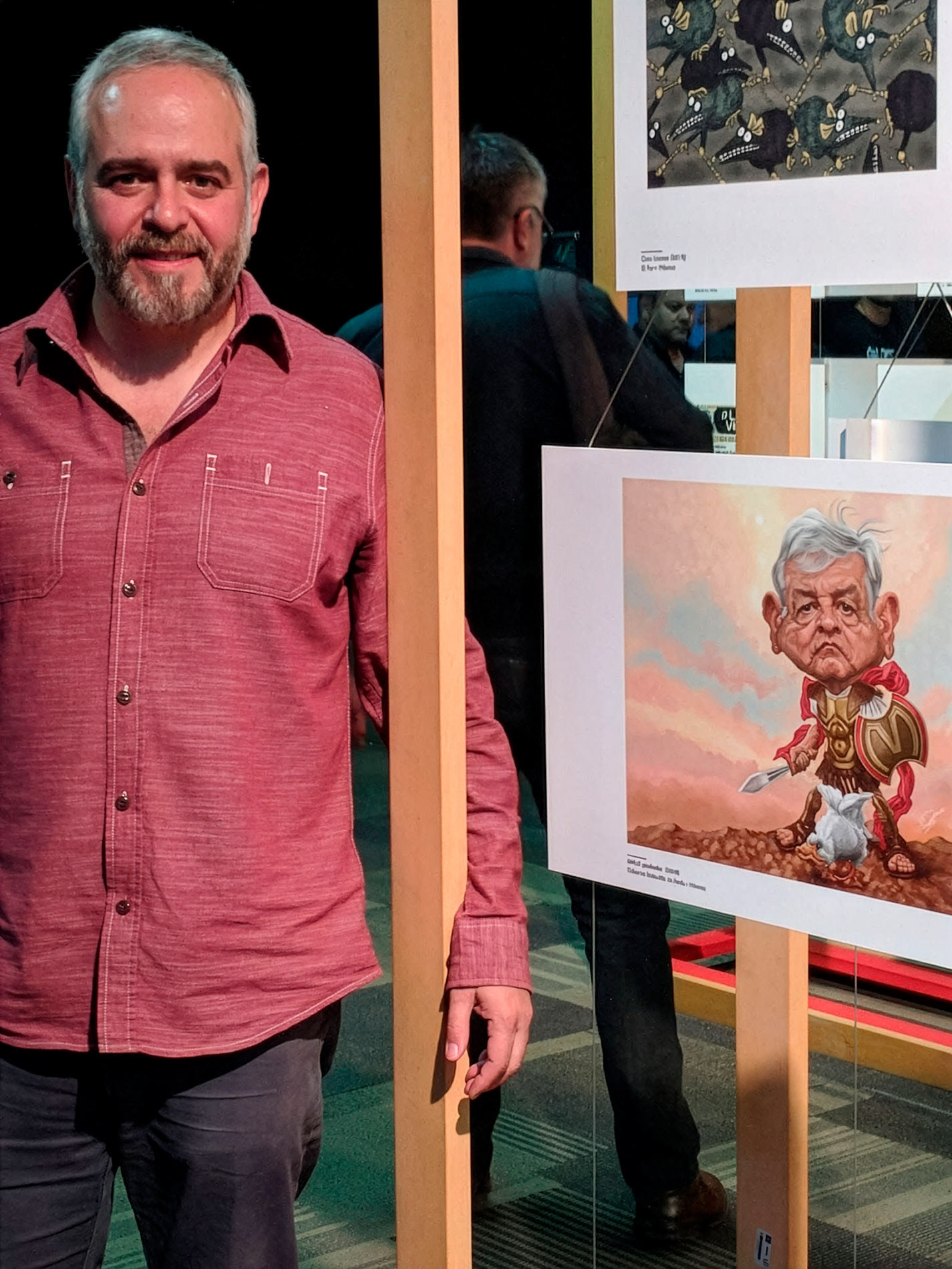 Mención honorífica en el concurso Humor Gráfico de las Americas 2019