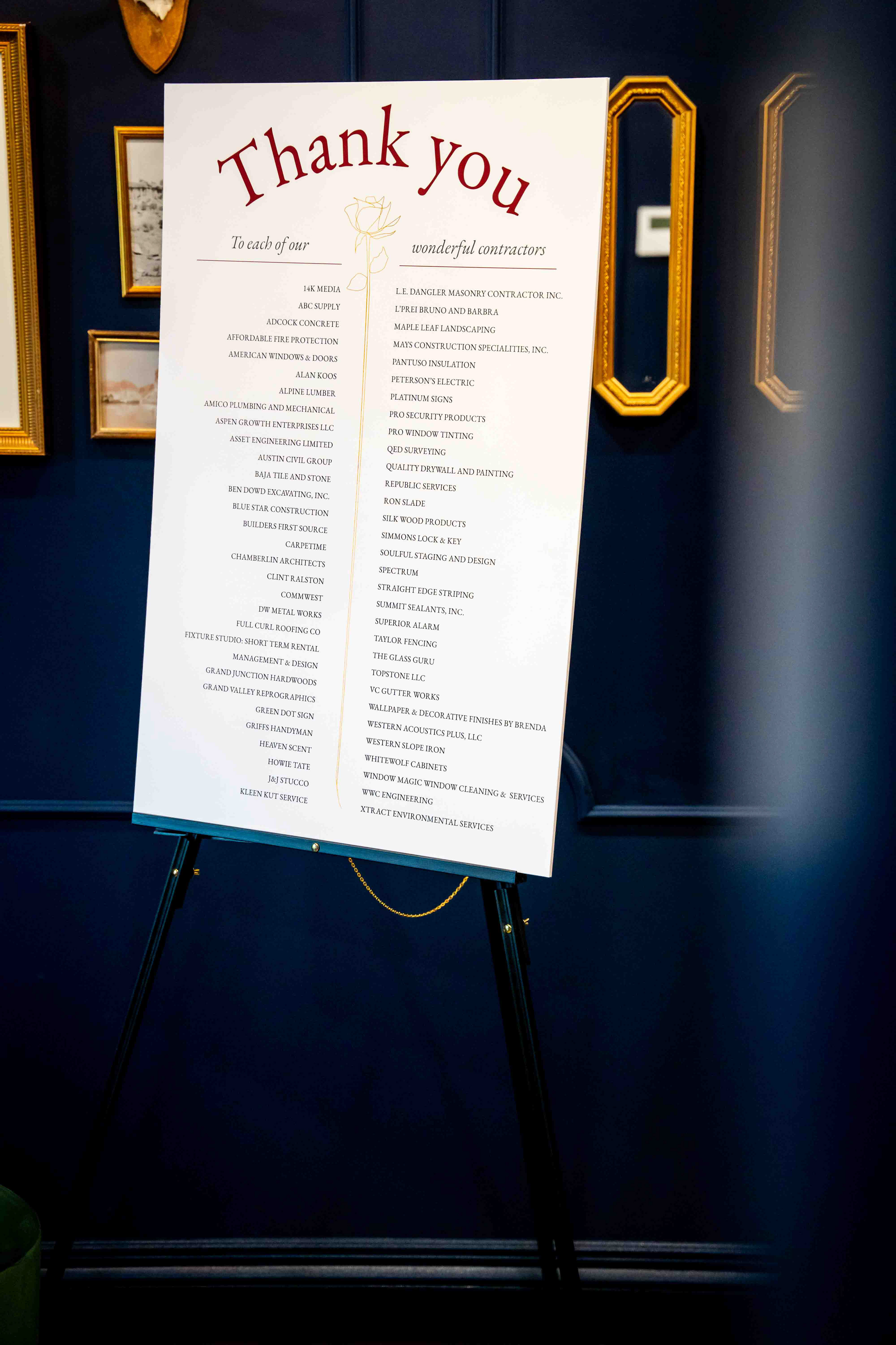 grand opening event - signage