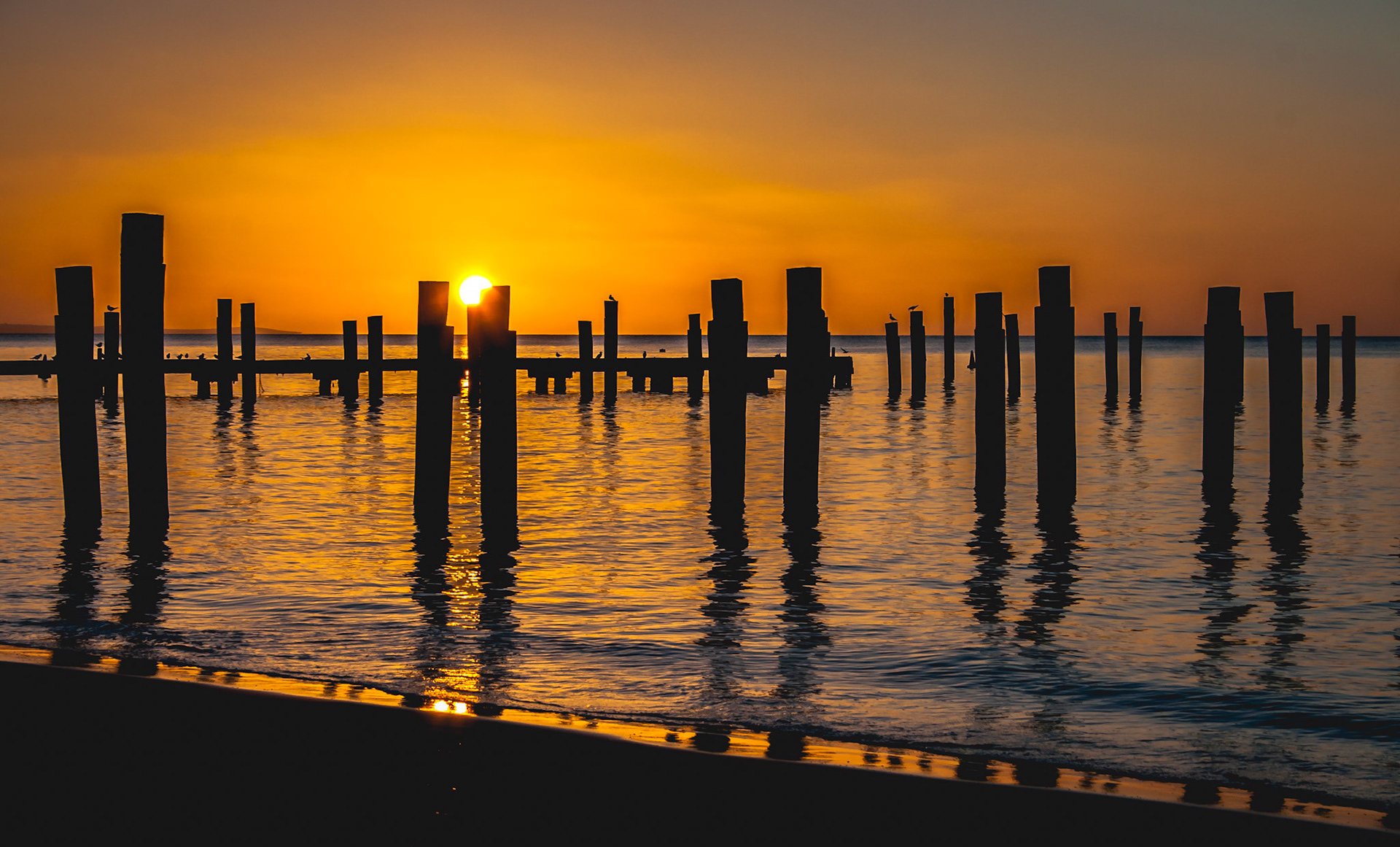 Sunset at Busselton Jetty
