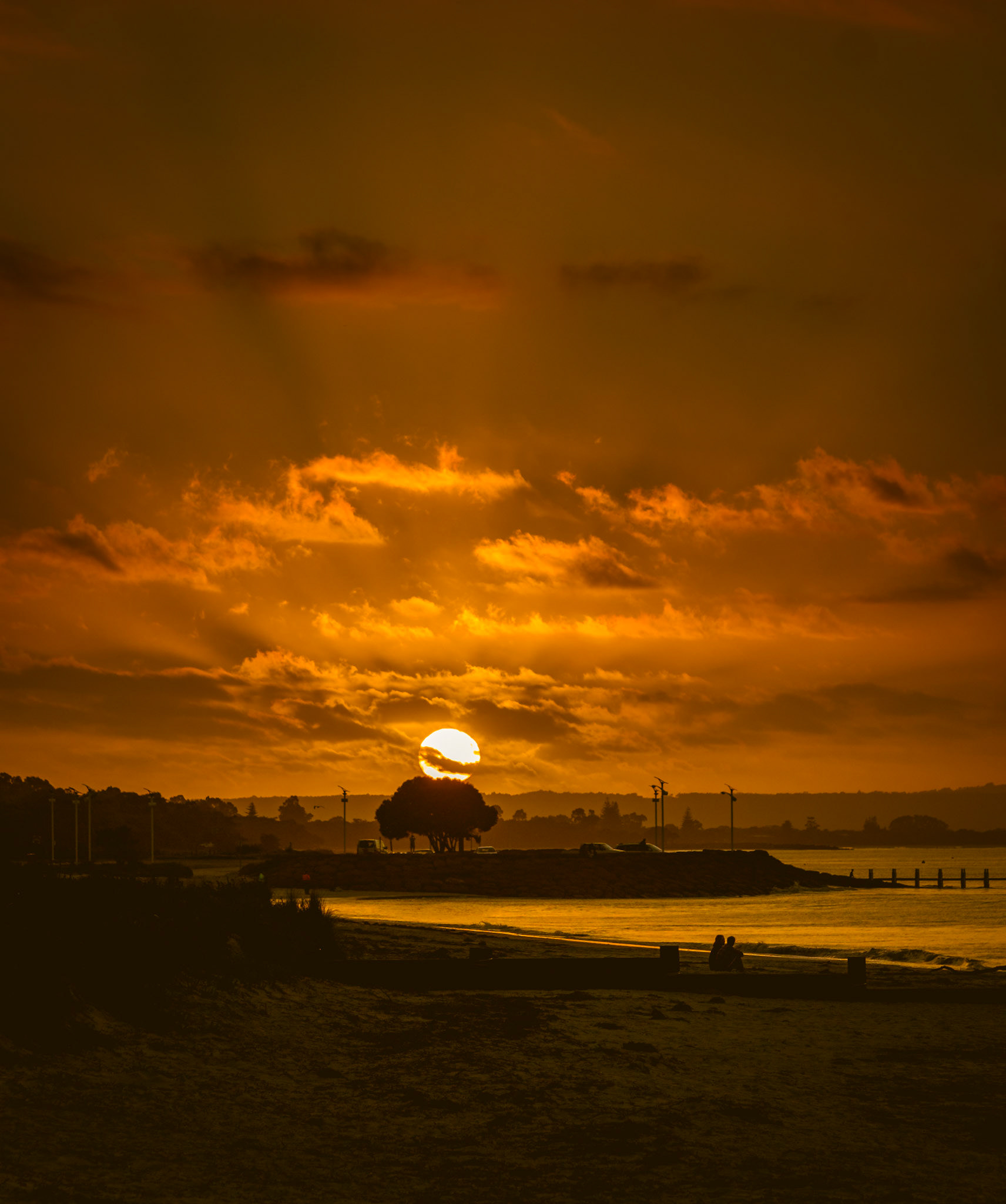 Sunset at Dinsbourgh