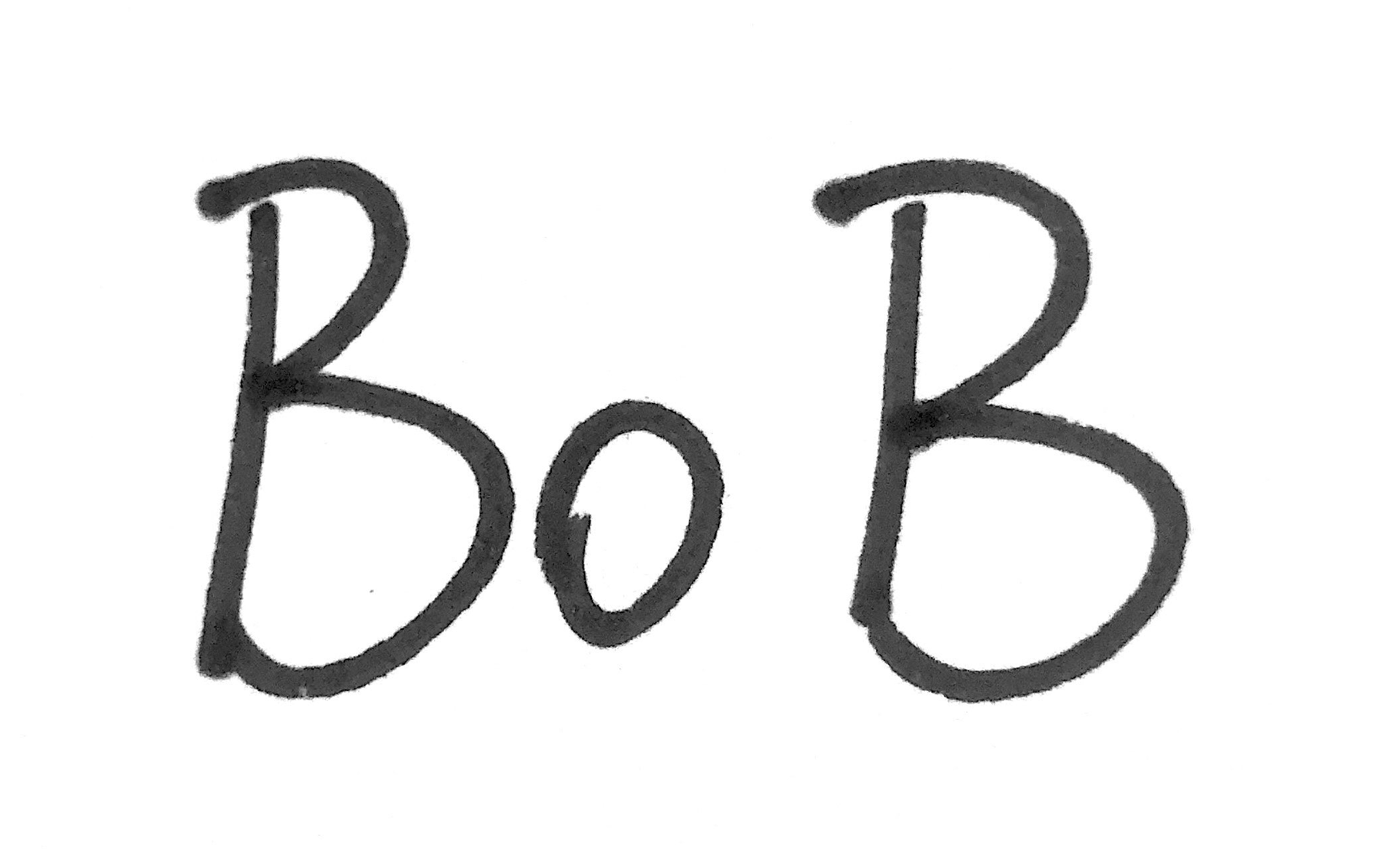 Hand drawn with sharpie