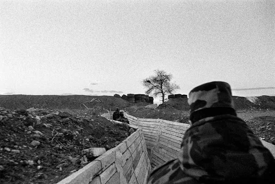 Trenches leading to front line, near Askeran