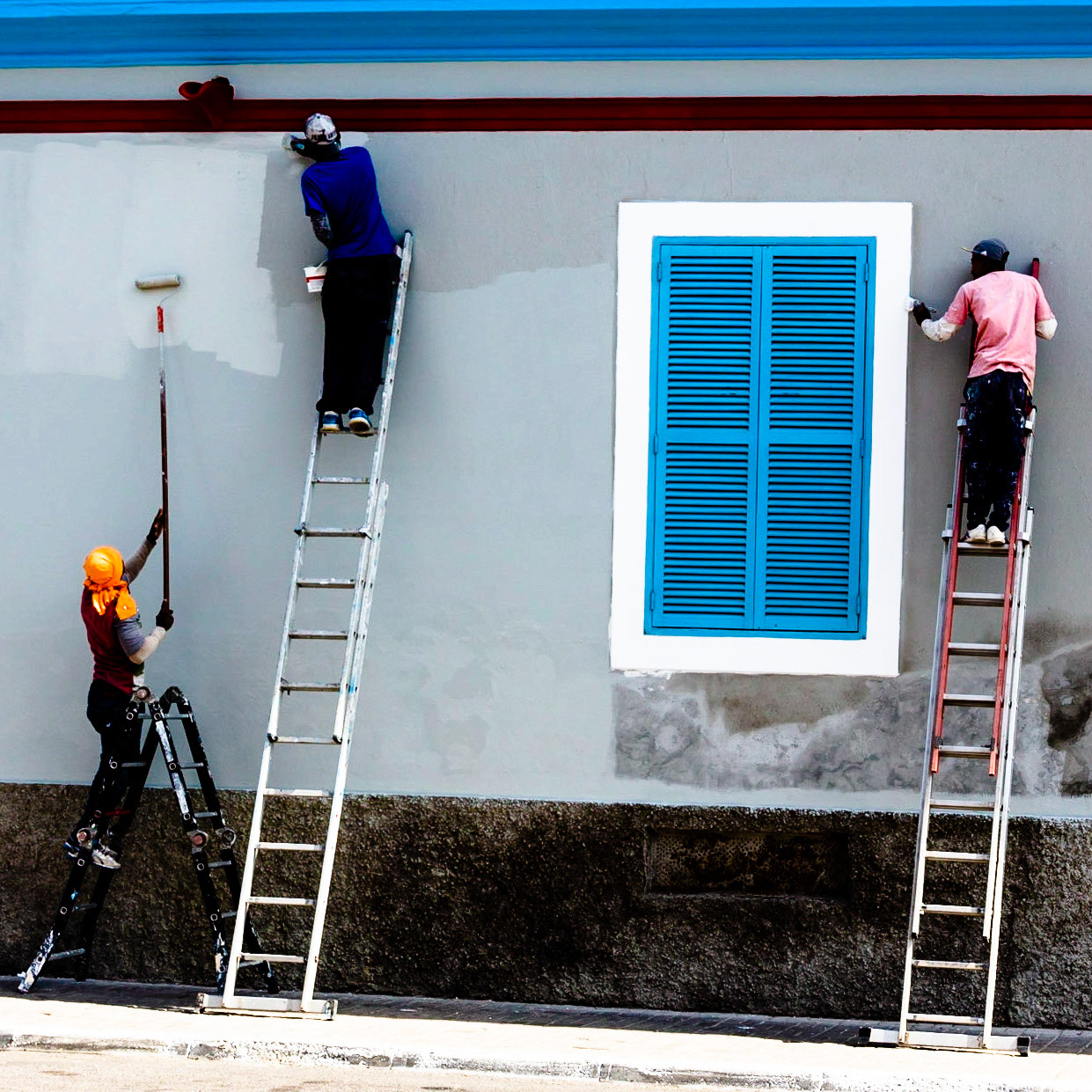 Facade maling i Mendelo