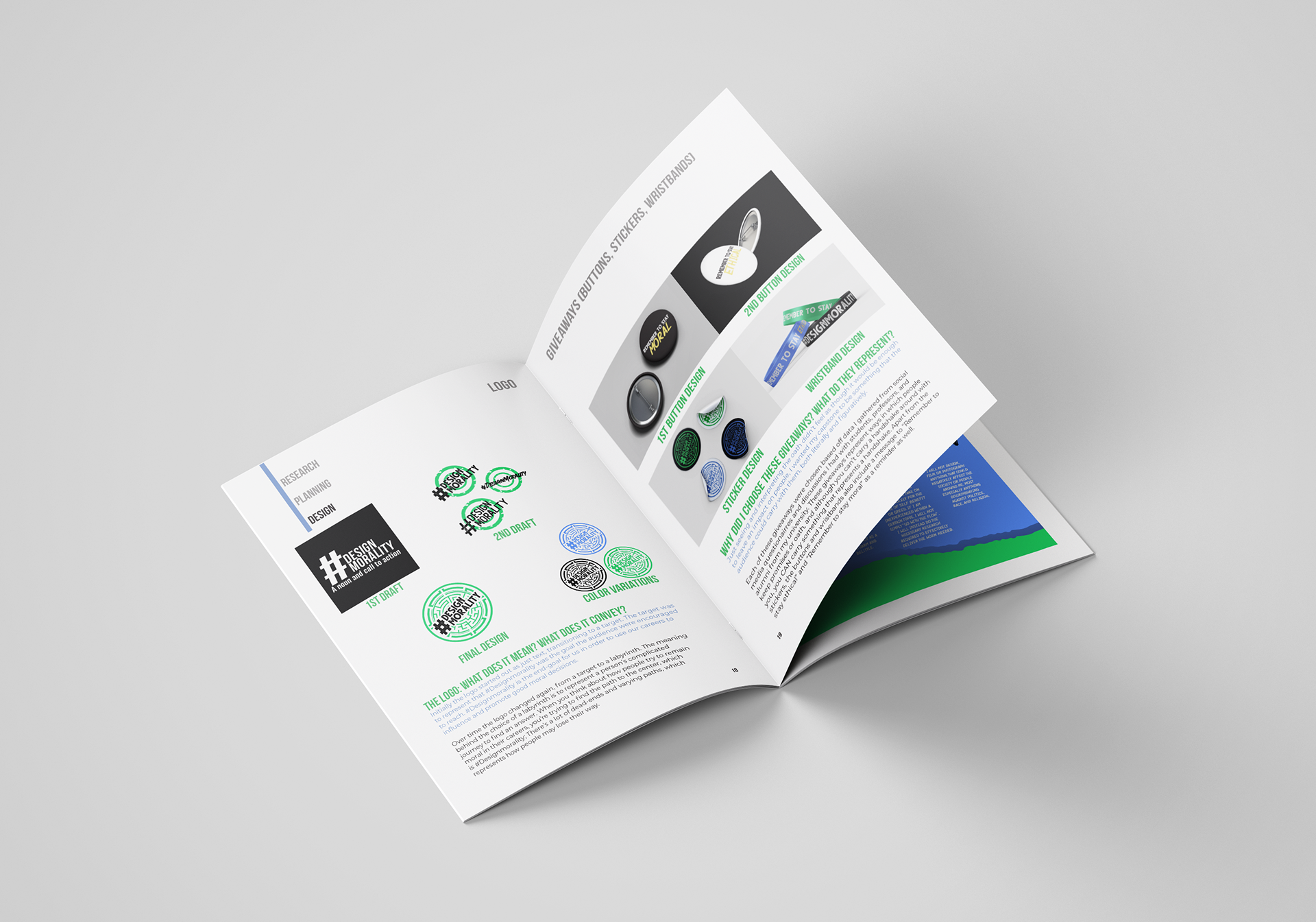 Logo and Promotional design process