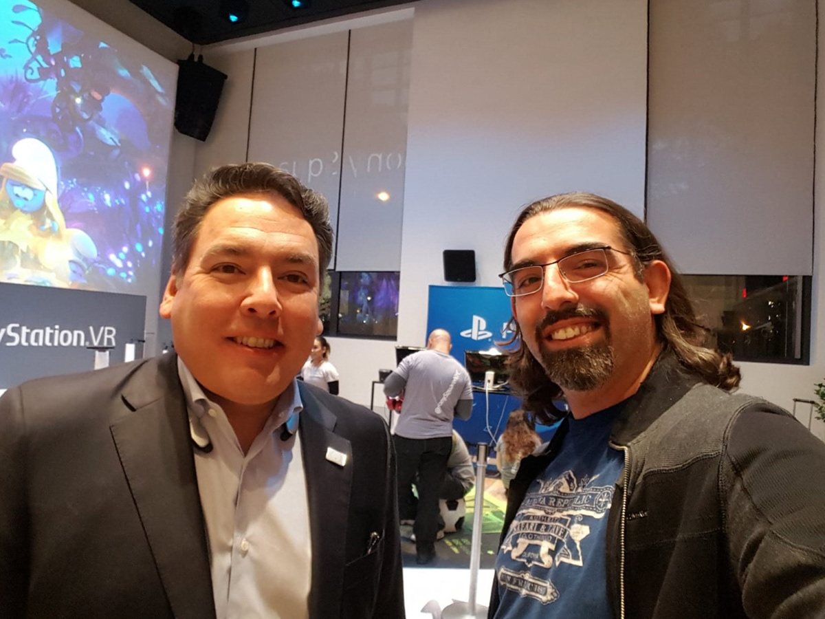 With Shawn Layden