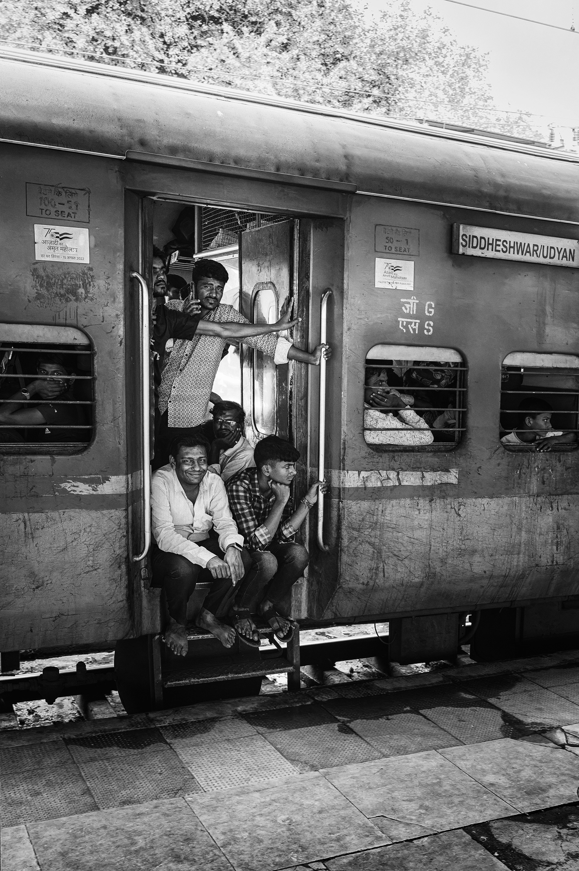 Trainride in India