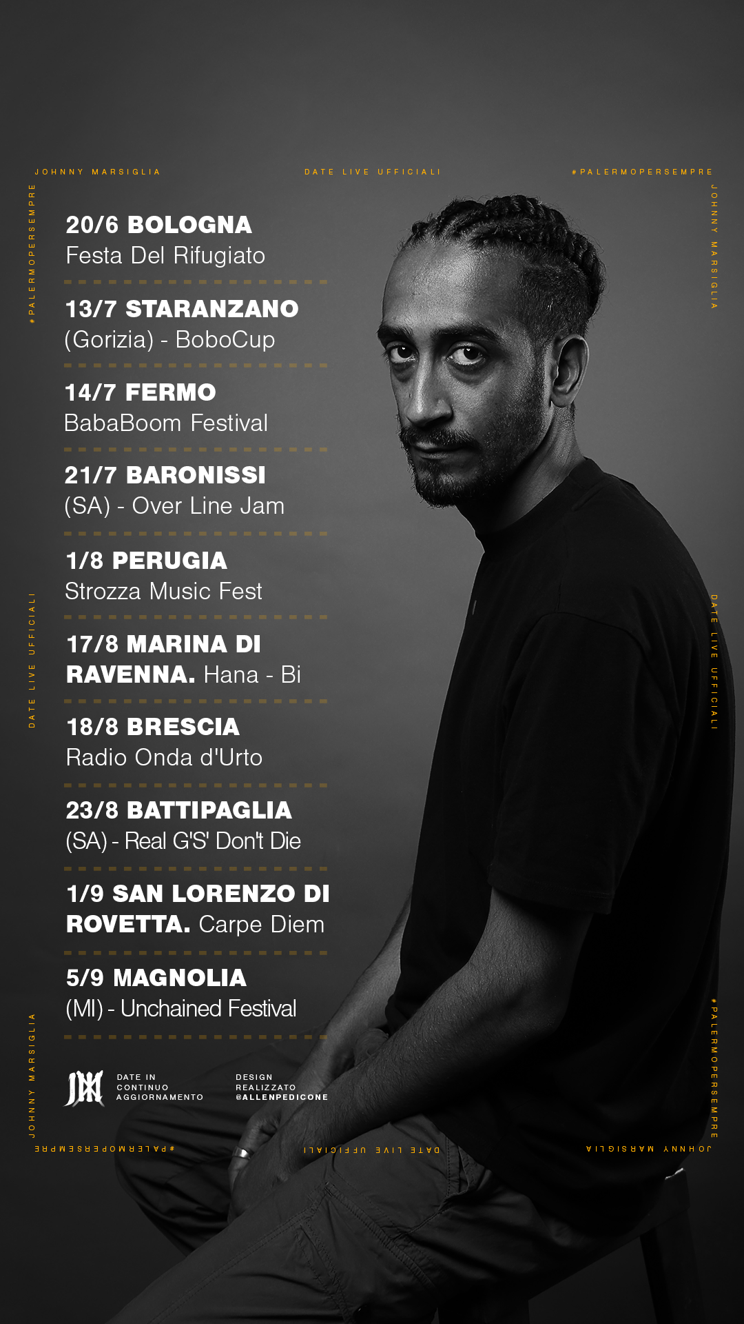 Johnny Marsiglia Tour 2019 by Allen Solano
