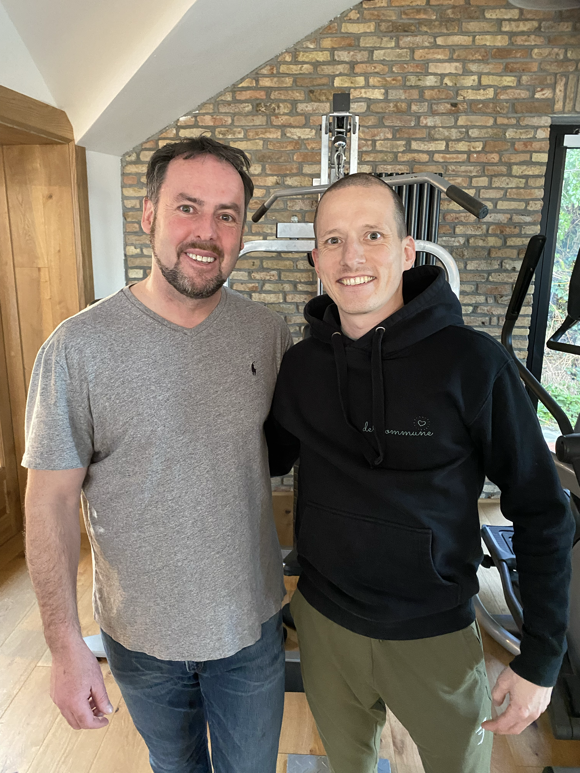 Patrick Mckeown with Patrick at OA training center in Galway