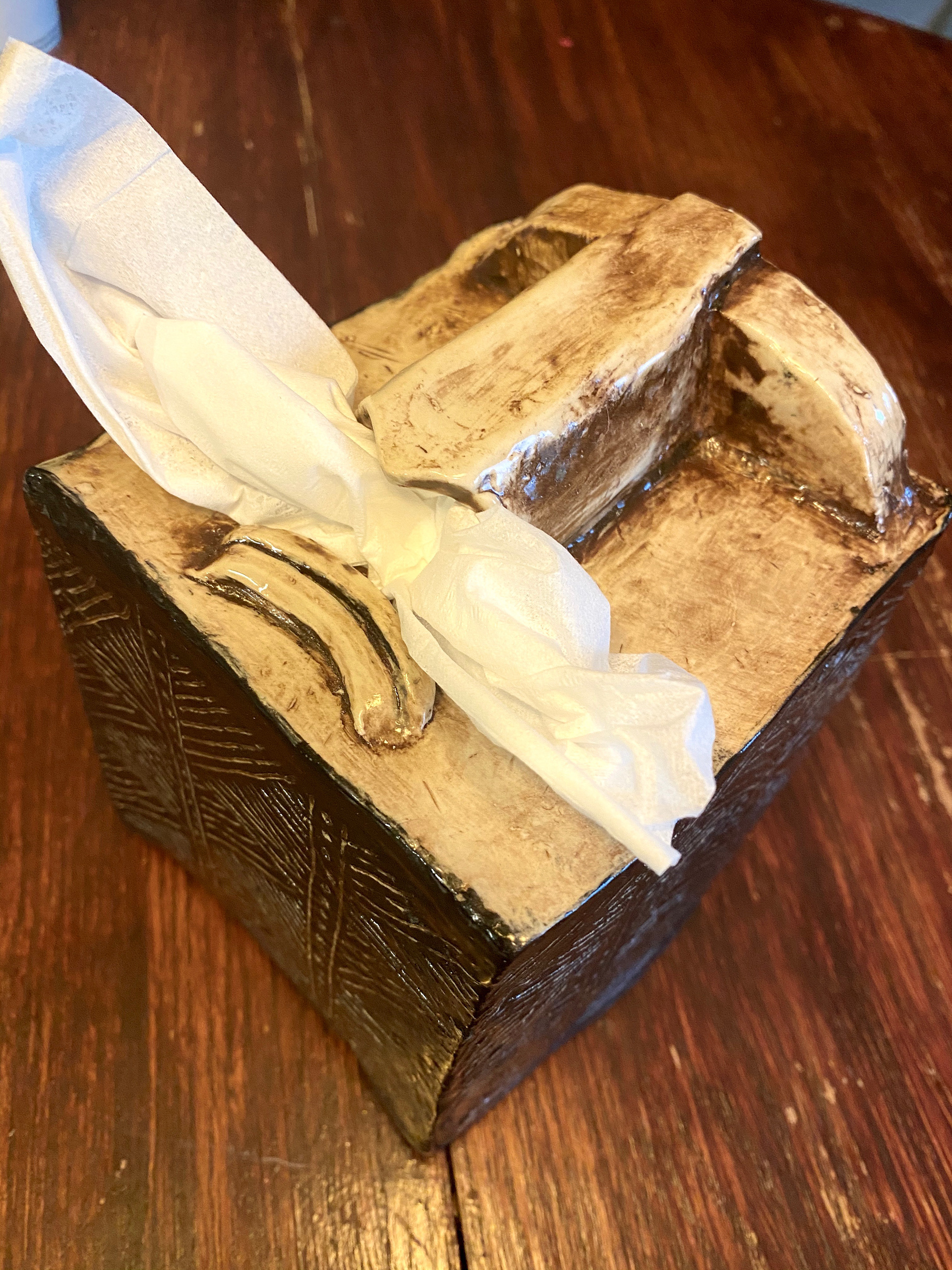 Easter Island Tissue Box