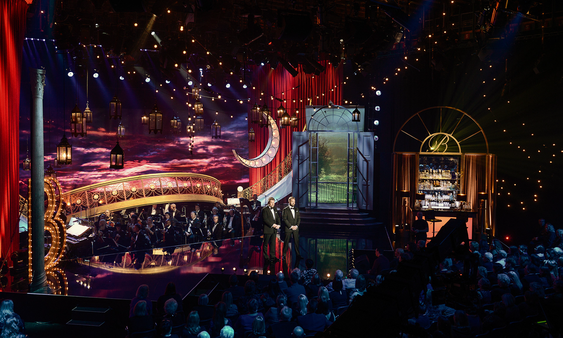 BALL AND BOE : BACK TOGETHER (2017) ITV Entertainment. Art Director - Emily Fain. Production Designer - Peter Bingemann