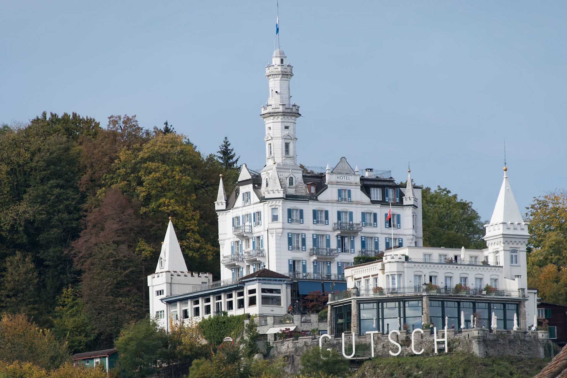 Walking around Luzerne.